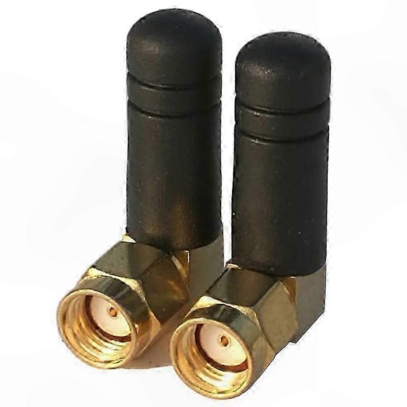 2-Pack 3dBi 2.4GHz External WiFi Antenna with SMA Male Connector for Router and Bluetooth Devices Wireless Module Antennas