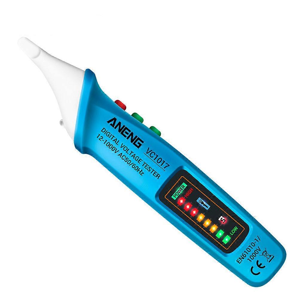 ANENG Non-contact Electric Pen with Flashlight Tools Voltage Tester Blue
