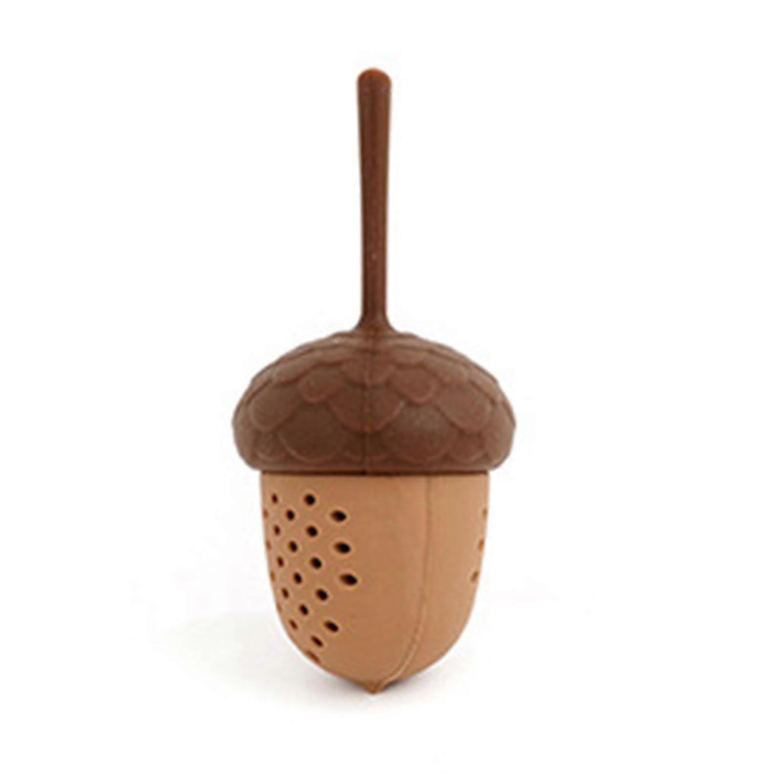 Tea Infuser Strainer Silicone Filter Pine Cones Shape Handle Diffuser Non-toxics
