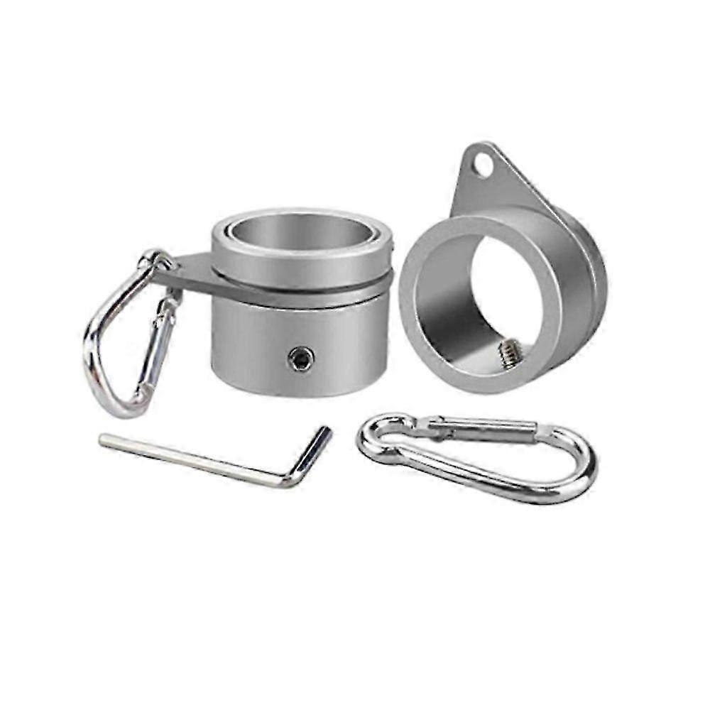 25-26 2 Pcs Flag Pole Rings Anti Wrap Flag Pole Clips Swivels 360 Rotating Flagpole Flag Mounting Rings