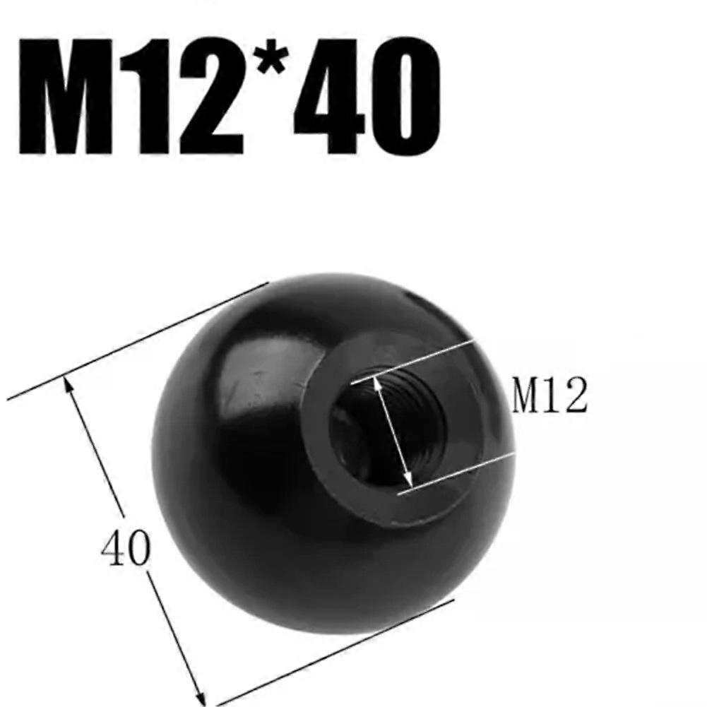 Efficient and Versatile Machine Tool Handle Ball Nut for Various Industries M12-40bakelite black