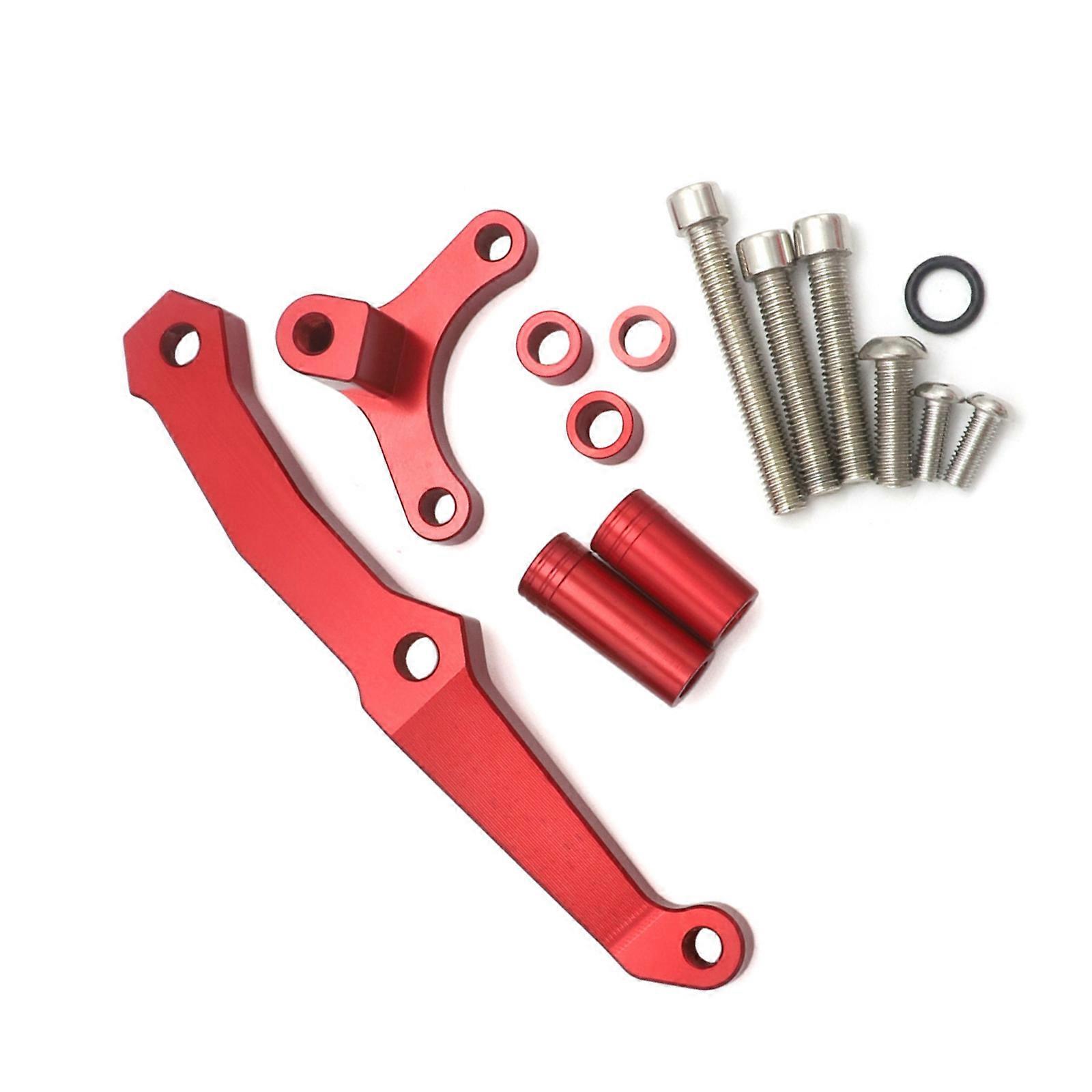 Universal Steering Damper Bracket 15 Adjustable Damping Levels Vibration Control Suitable for Motorbike Z800  Red