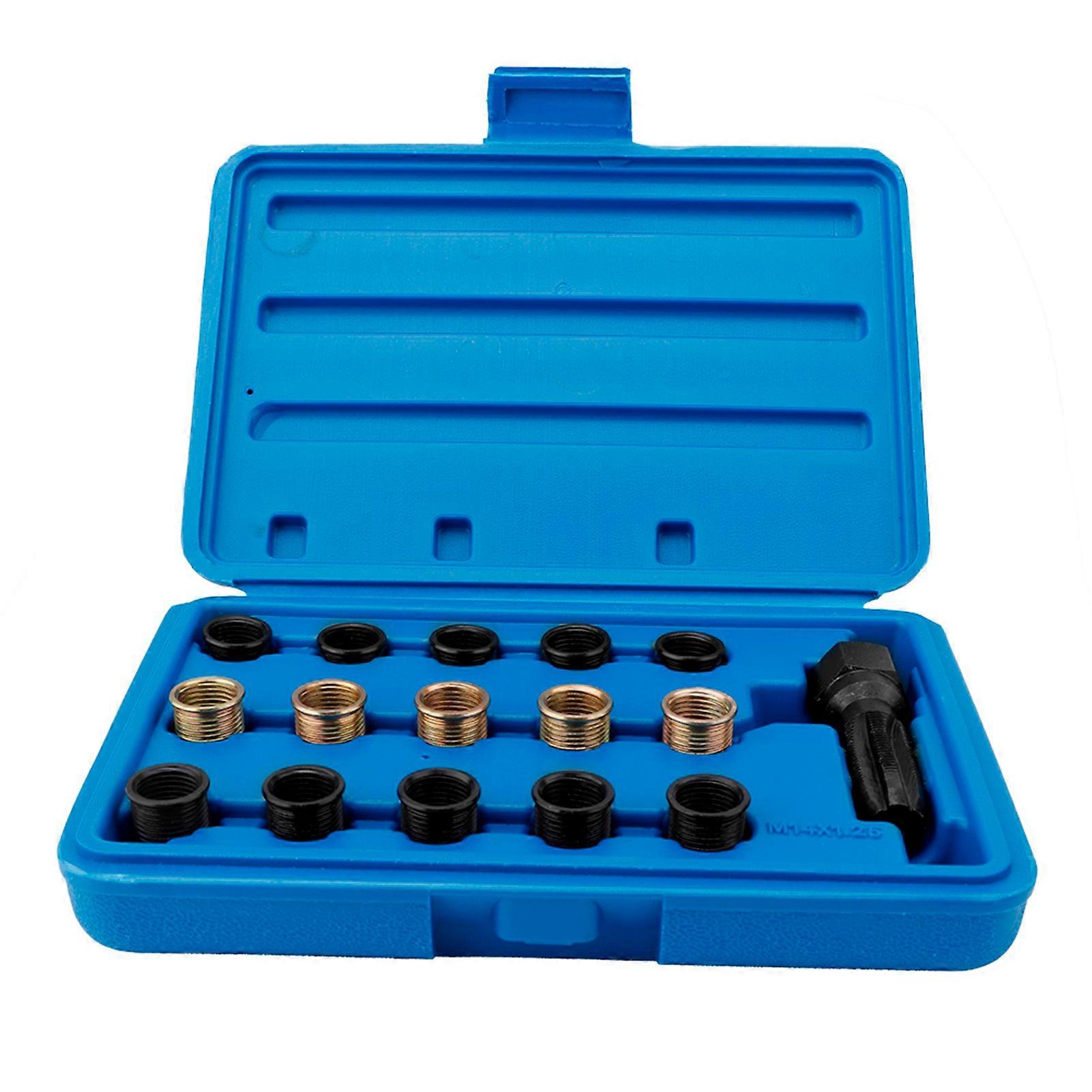 Tap thread repair set for spark plug 16Pcs tools