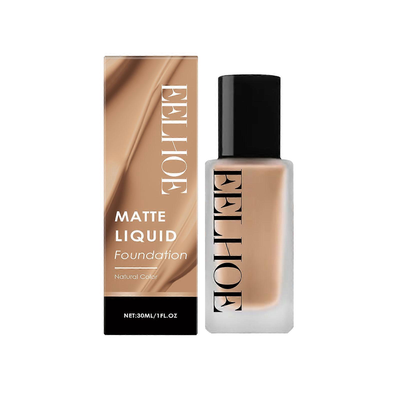 Eelhoe Matte Flawless Foundation Effortlessly Creates A Natural Skin Tone With Concealer, Moisturizing And Long-Lasting Makeup That Doesn't Smudge