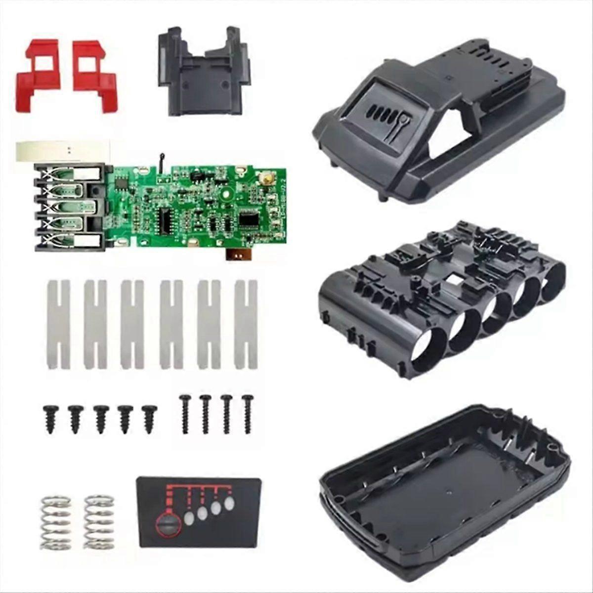 Charging Protection Plate 5-Cell Lithium-Ion Battery Plastic Case Suitable for 18V Lithium Battery