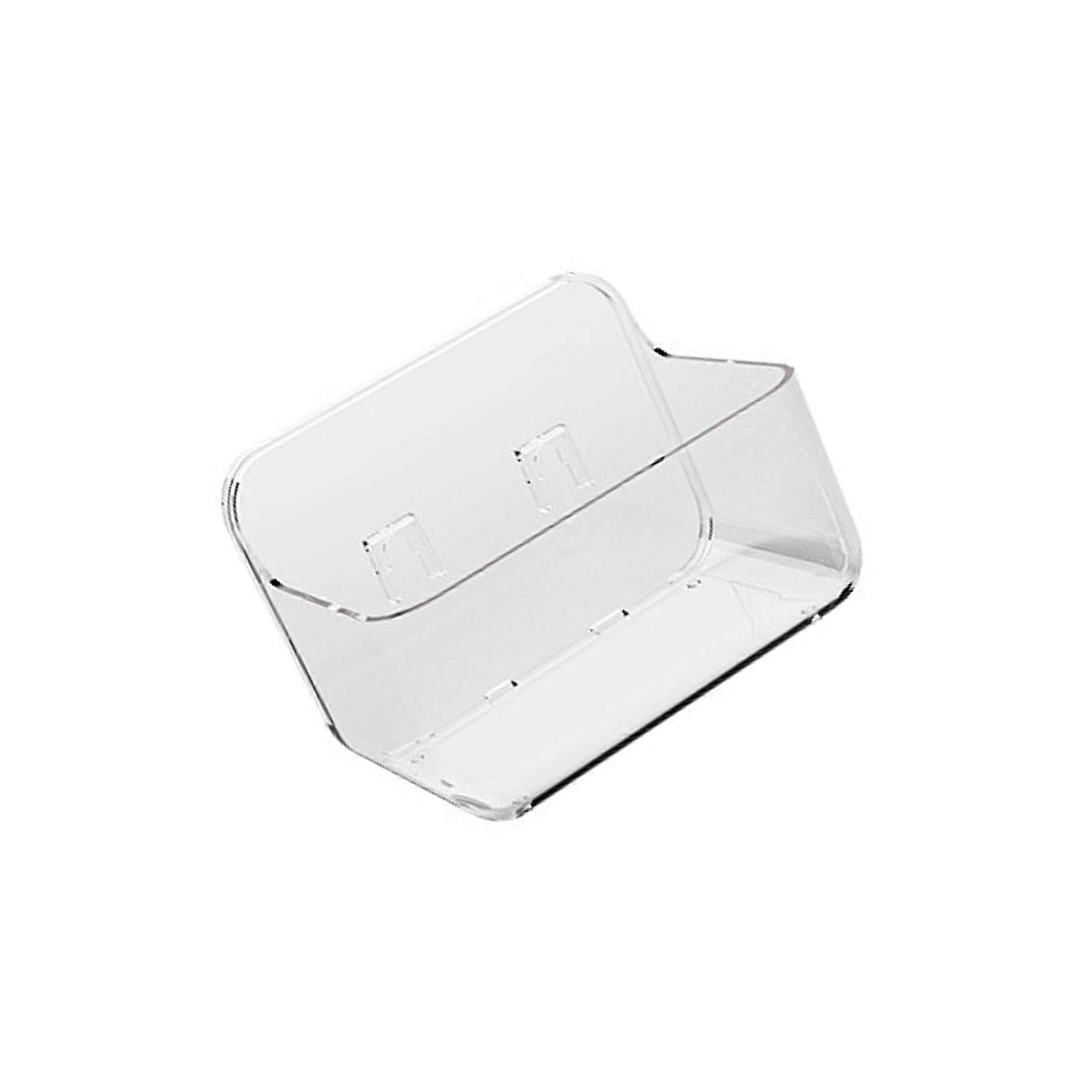 מארגני אחסון צמודי קיר מפלסטיק מדף אחסון צמוד קיר מחזיק מארגני דבק למשטחים שטוחים שונים M ברור