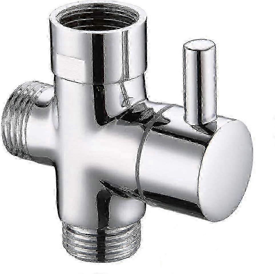Improved 3-Way Shower Arm Diverter Valve - G1/2" Brass Construction