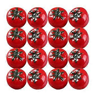 20Pcs falsos tomates miniatura Mini tomate artificial Mini modelos de frutas artificiais