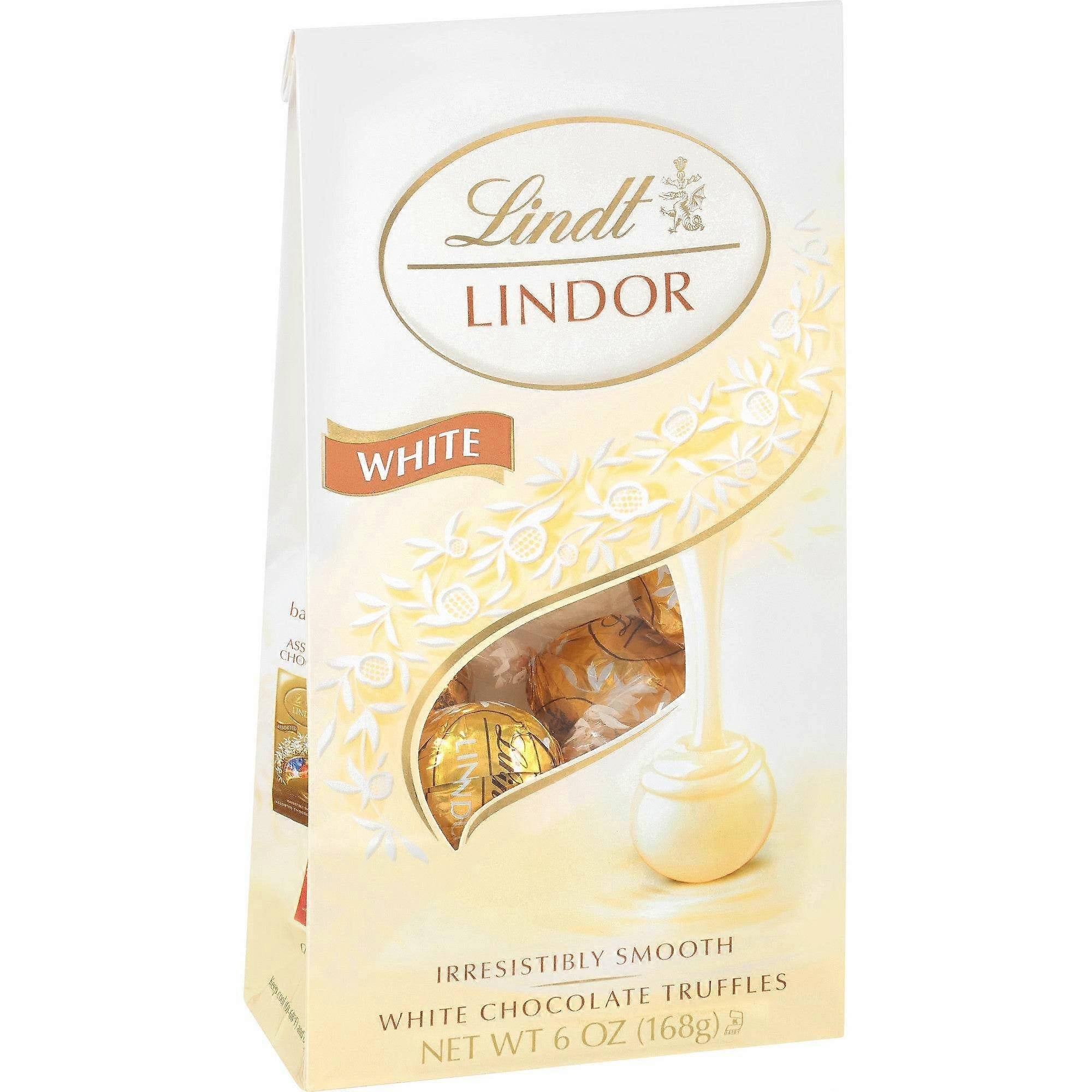 Τρούφες Lindt Lindor, λευκή σοκολάτα, 6 oz