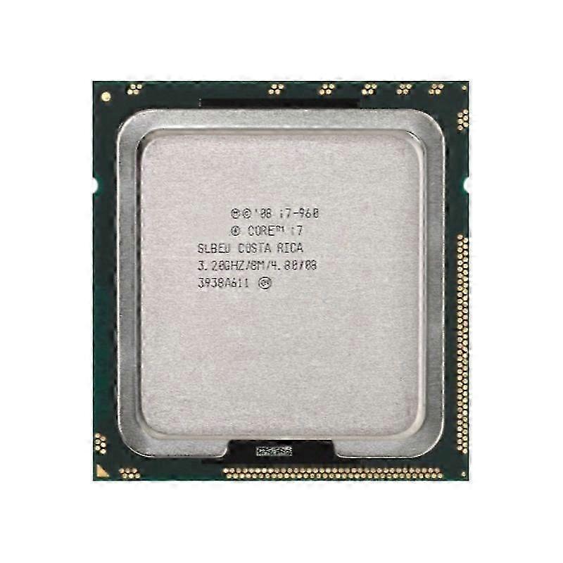 25-26 Core i7-960 CPU - Socket LGA 1366 4 Cores 8 Threads 3.2GHz 8MB L3 Cache 130W.