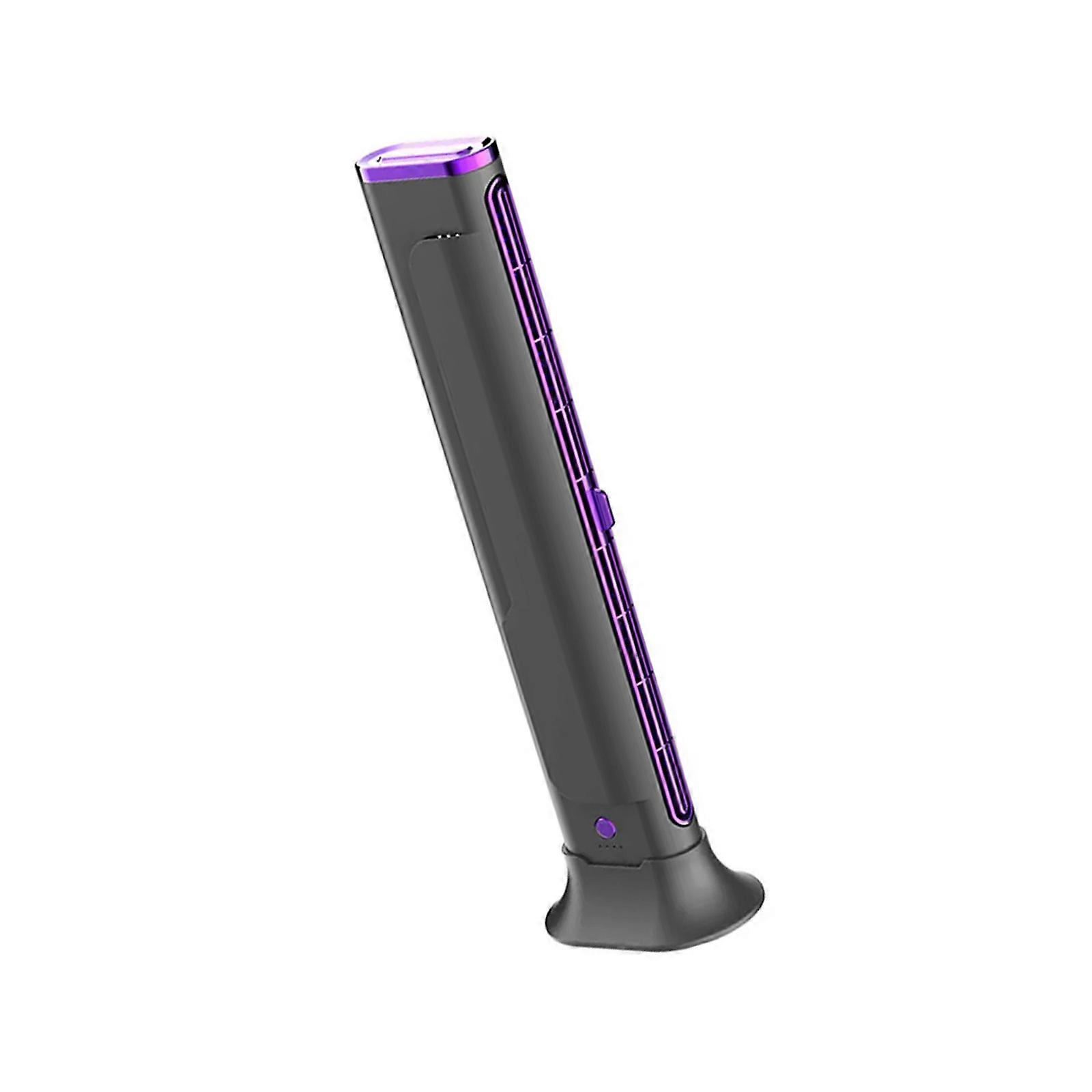 Rechargeable Small Fan with USB Charging and 3 Speed Adjustable Plastic Texture Suitable for Quiet and Efficient Cooling  Grey