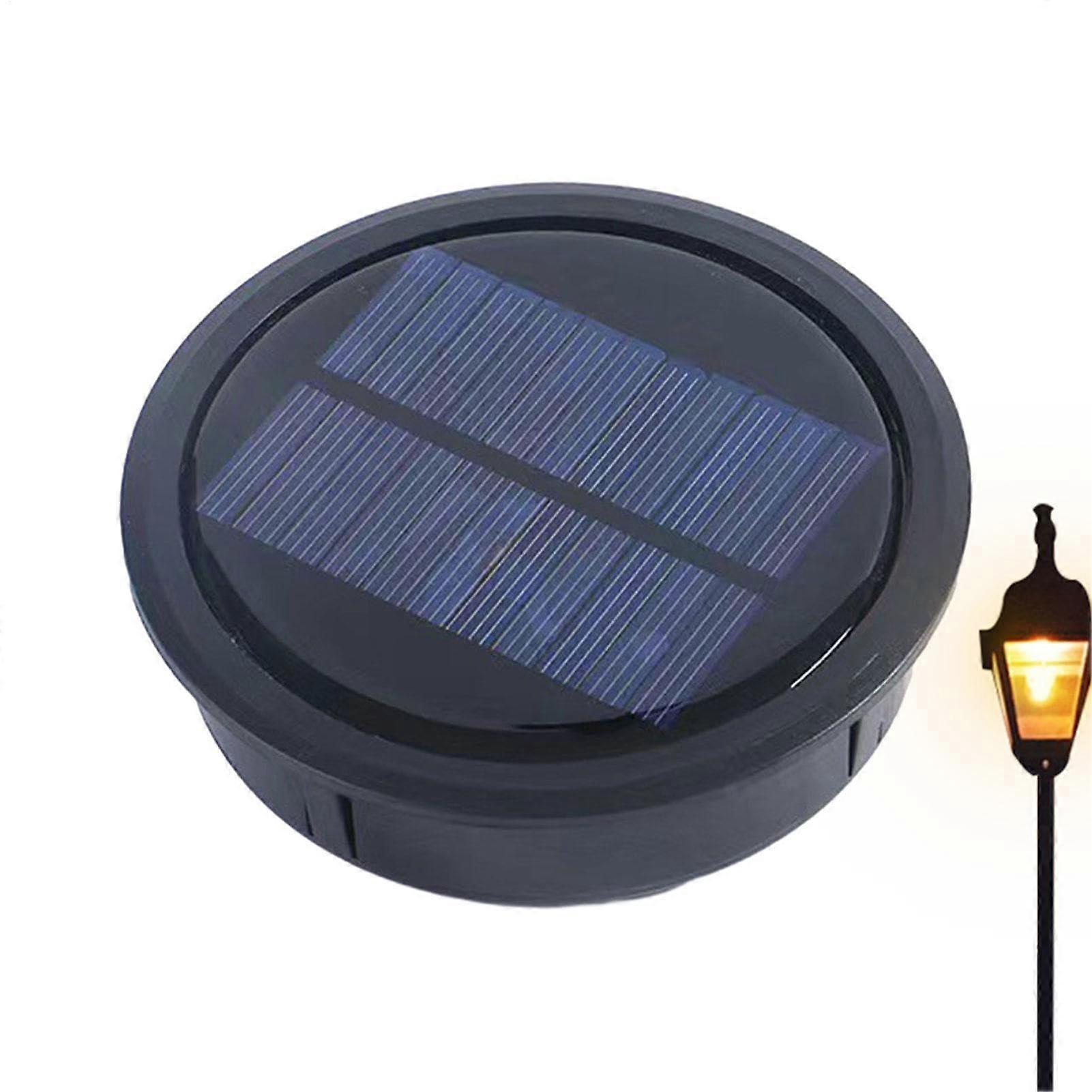 Solar Light Replacement  7/10 Cm Round Light Part Replacement Solar Panels For Garden Lights LED Panel Battery Box