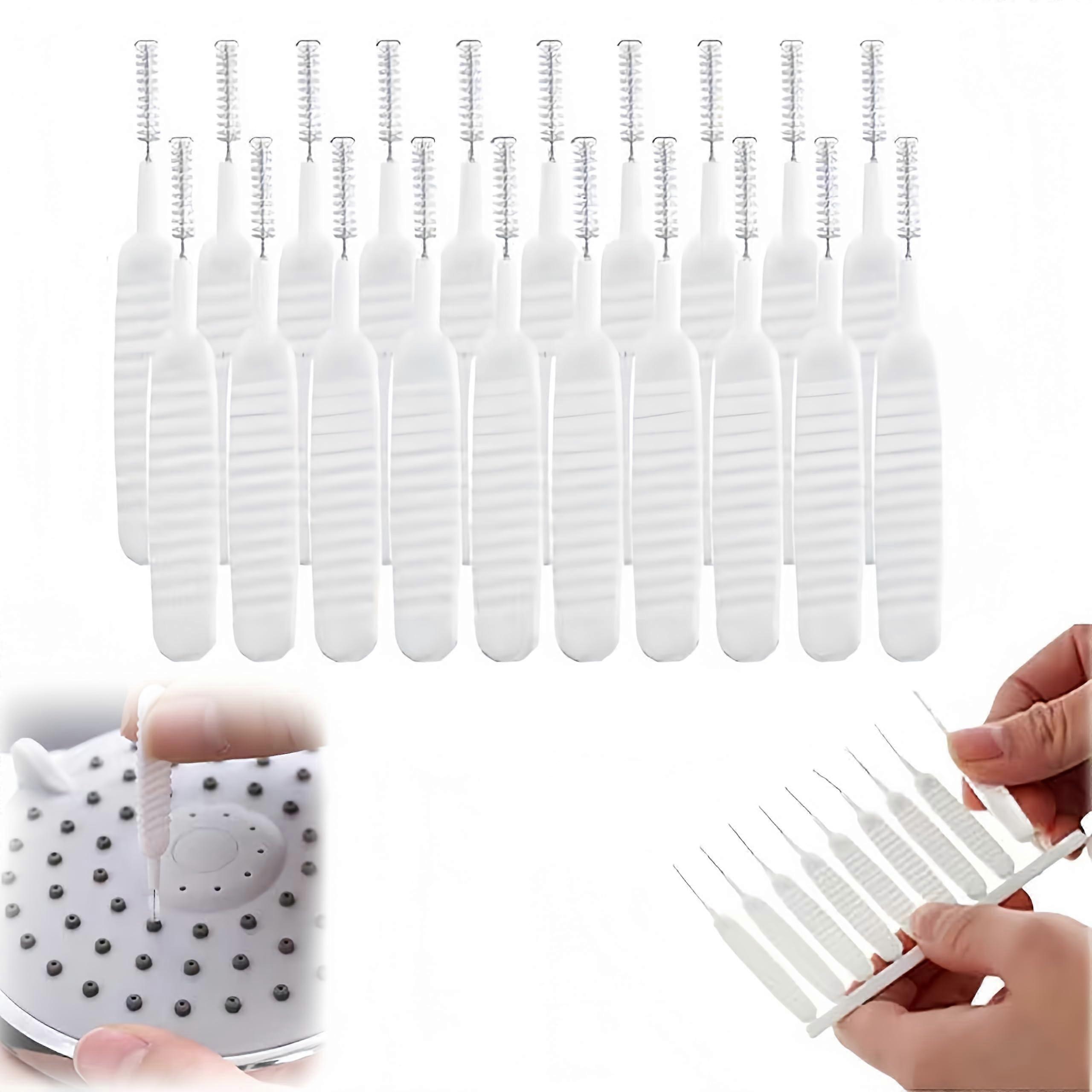 Shower Head Cleaning Brush Set with Nozzle Picks and Storage Box for Bathroom AntiClogging (20)