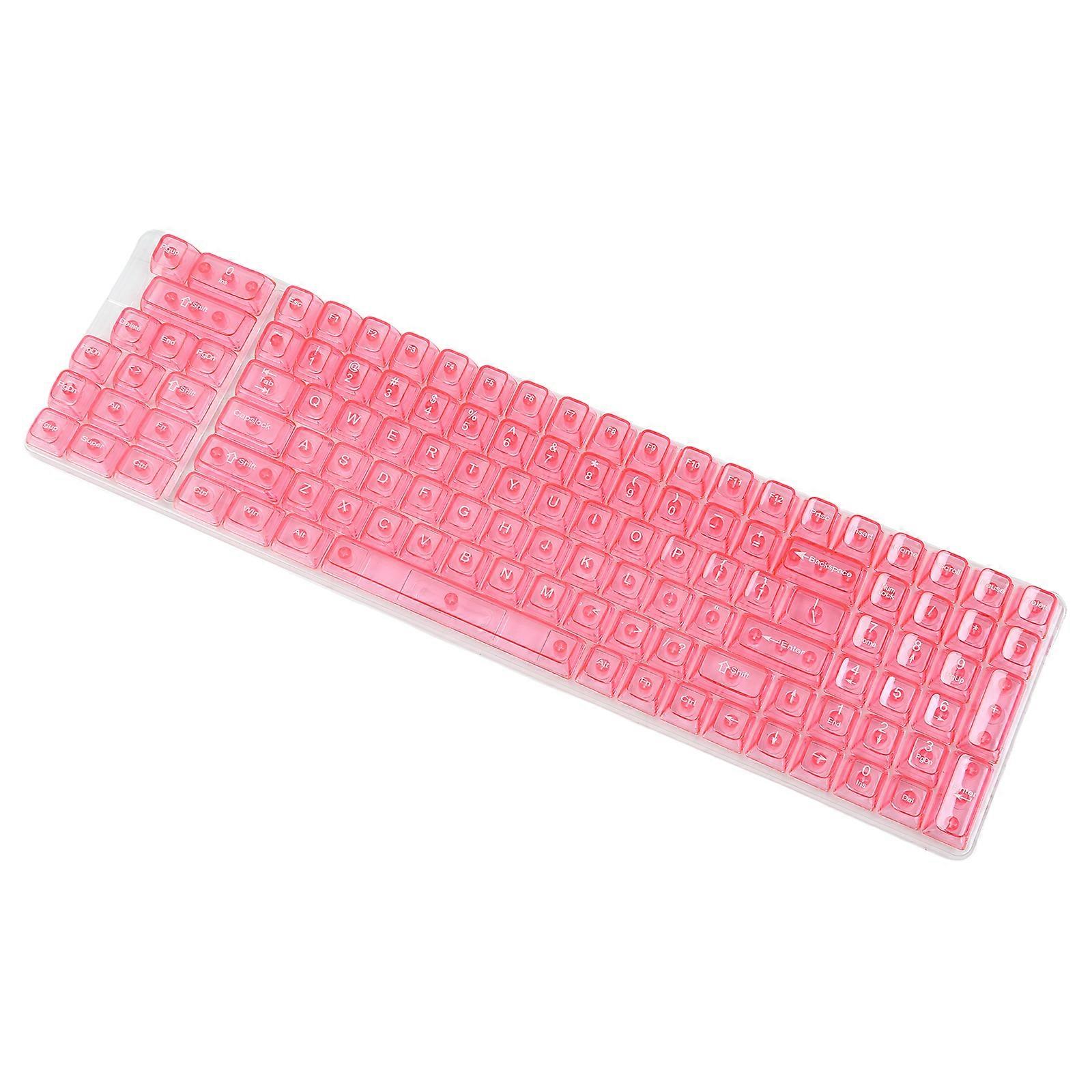 115PCS OEM Profile Keycap Set Personalizing Keyboard Keycaps for Bright Backlighting on Mechanical Keyboards Multicolor