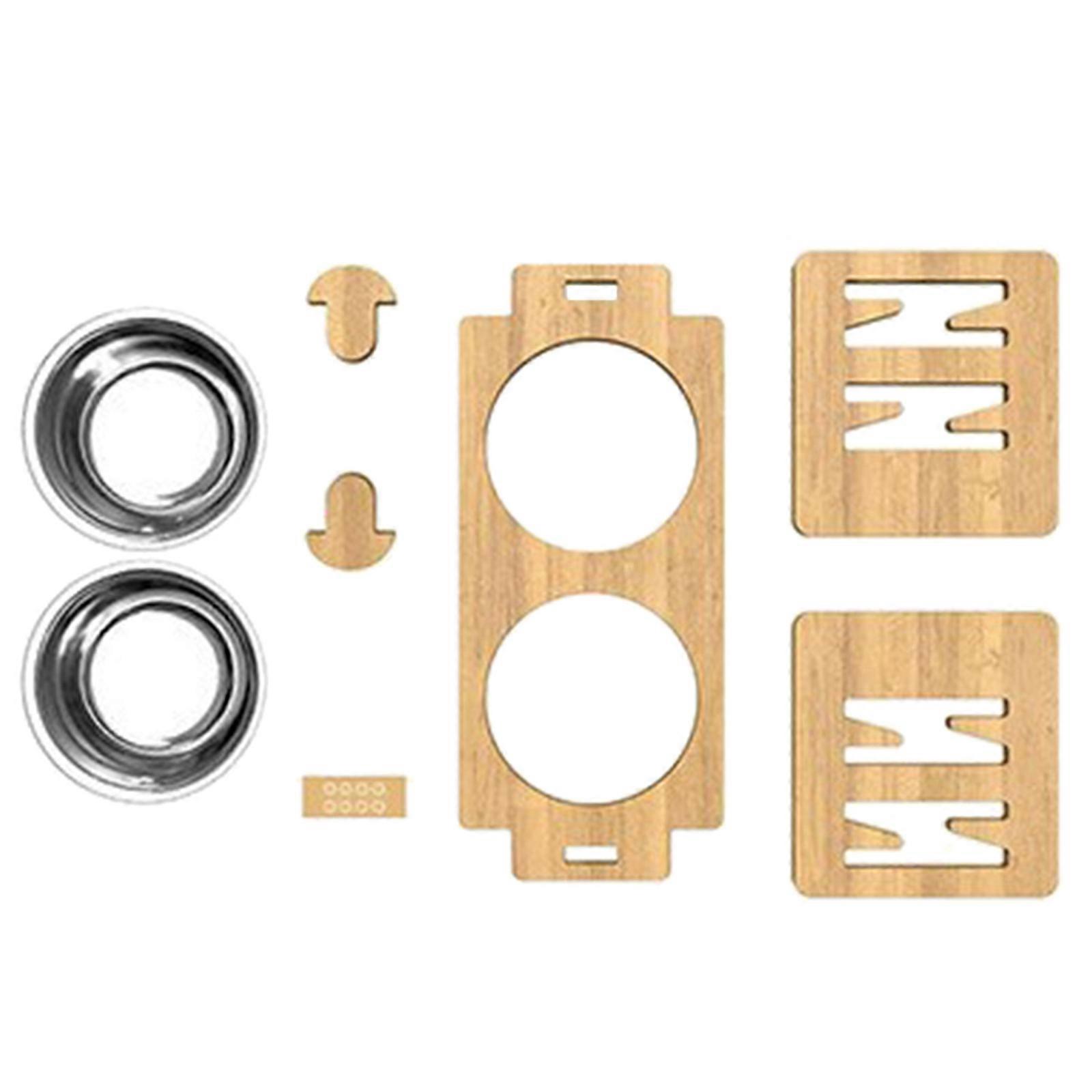 קערת חתולים מוגבהת עם מעמד מתכוונן קערת מים מוגבהת לכלבים קערת האכלה מיכל מזון לחתולים כלבים קטנים ססגוניות