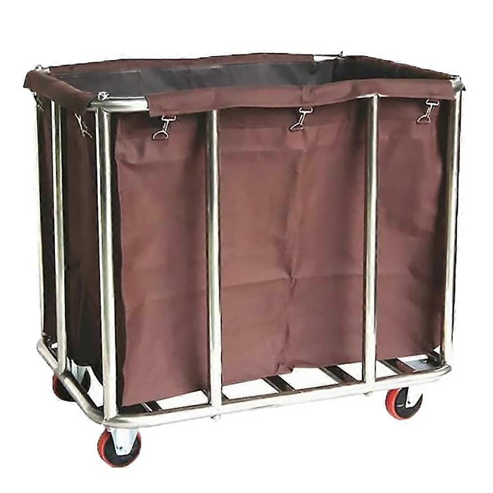 Laundry Hamper Cart with Heavy Duty Rolling Wheels for Hotel Restaurant Linen Sorting