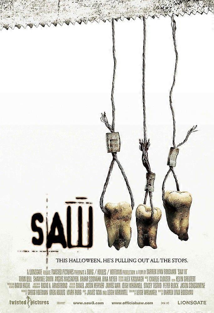 SAW 3Jigsaw Puzzle Brain Teaser EB 6710