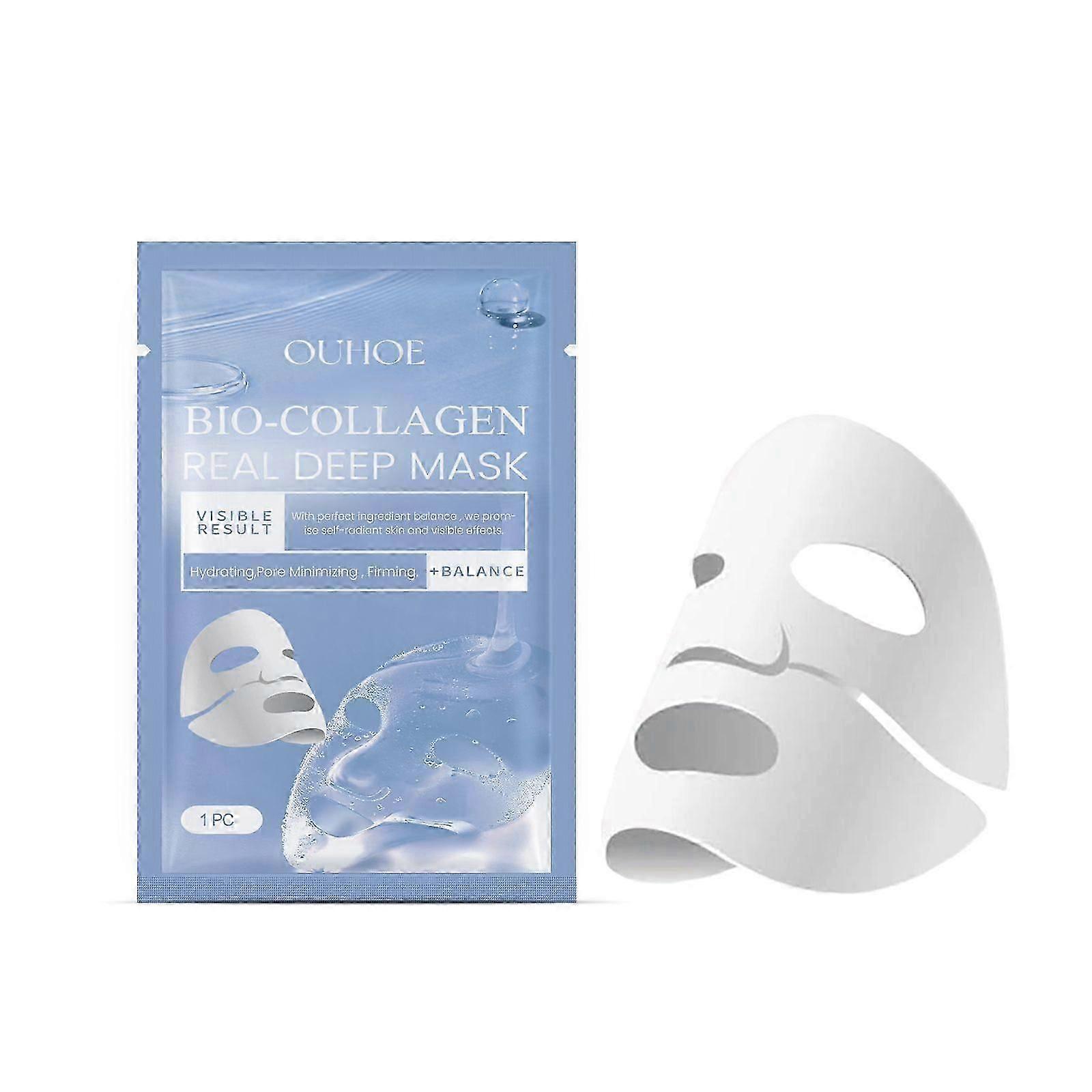 BioCollagen Real Deep Mask, It Moisturizes Moisturizing AntiWrinkle Fade Out Fine Lines Smooth White Chun Water Skin Mask