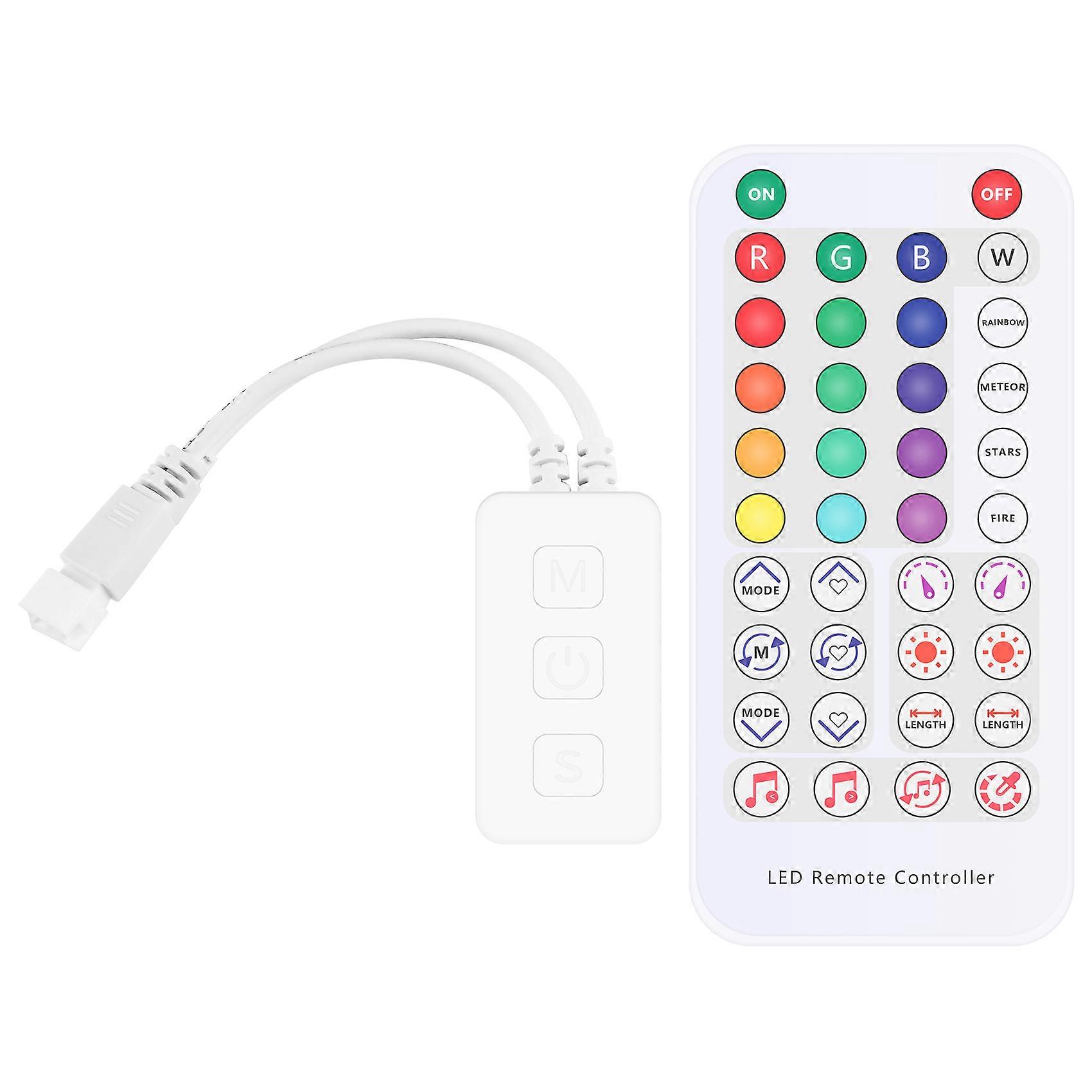 RGB Smart Music Bluetooth Smart Controller SP611E for WS2812B SK6812 WS2811 Addressable LED RGB Tape Strip