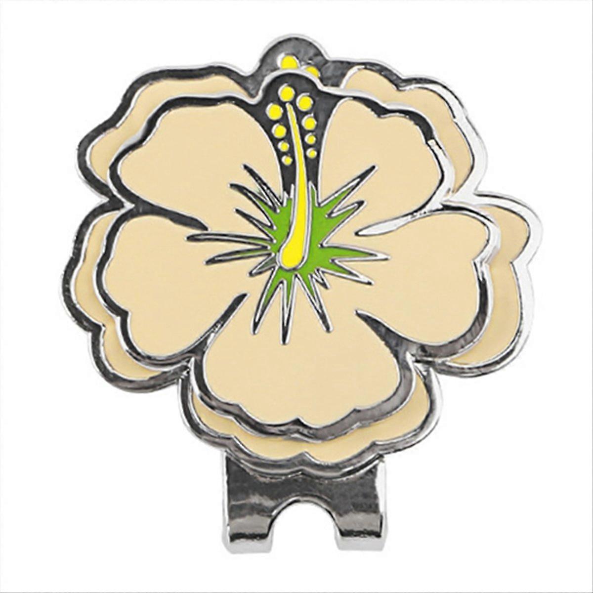 Golf Ball Marker Hat Clip Golf Putting Alignment Cap Clips Yellow