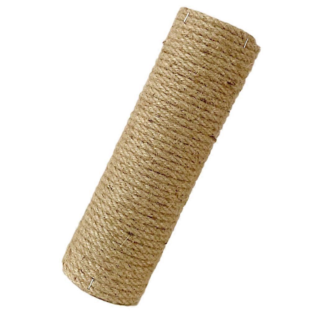 Wooden Hemp Rope Cat Scratching Post for Indoor Cats Durable Straight Post