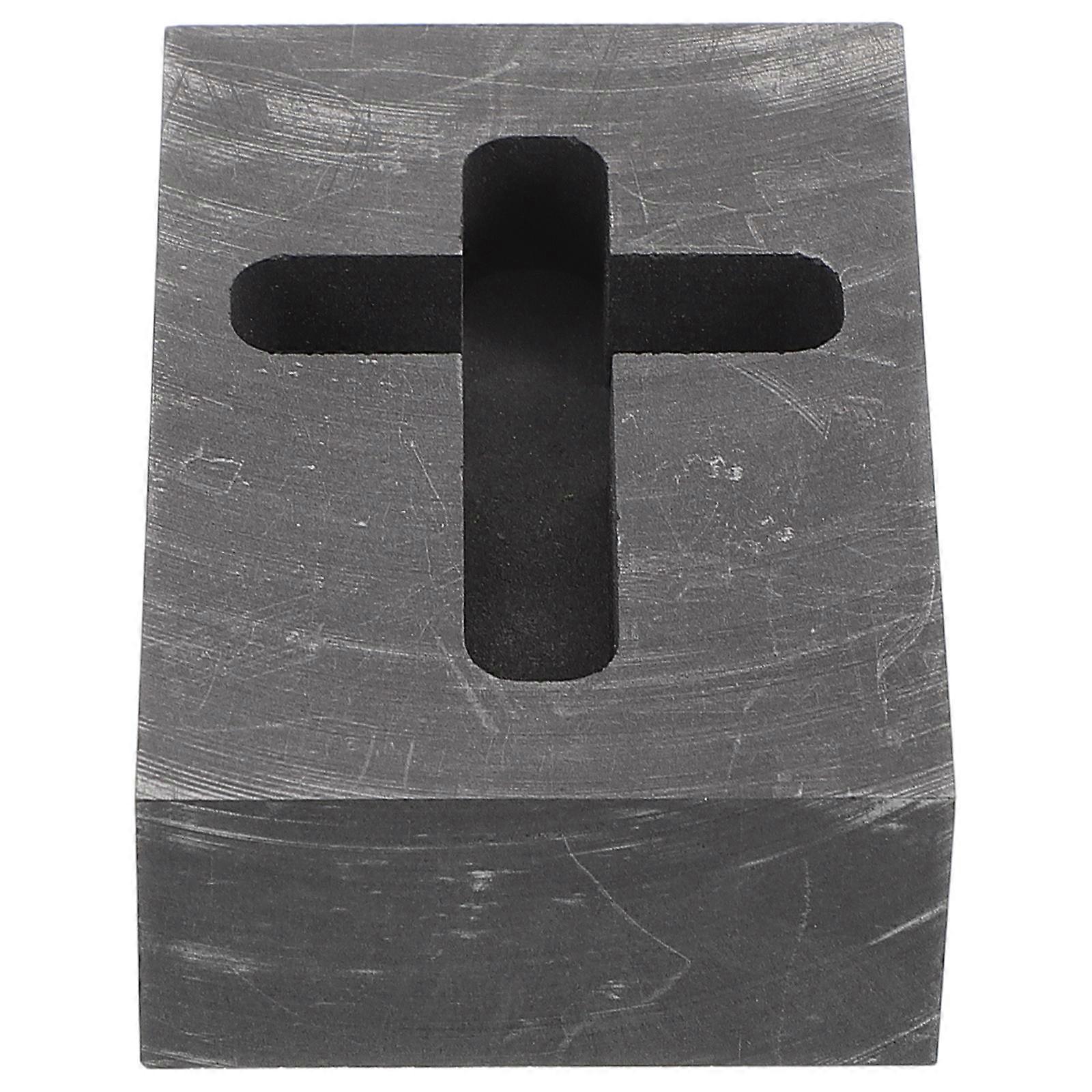 Cross Graphite Mold for Metalworking with Melting Function