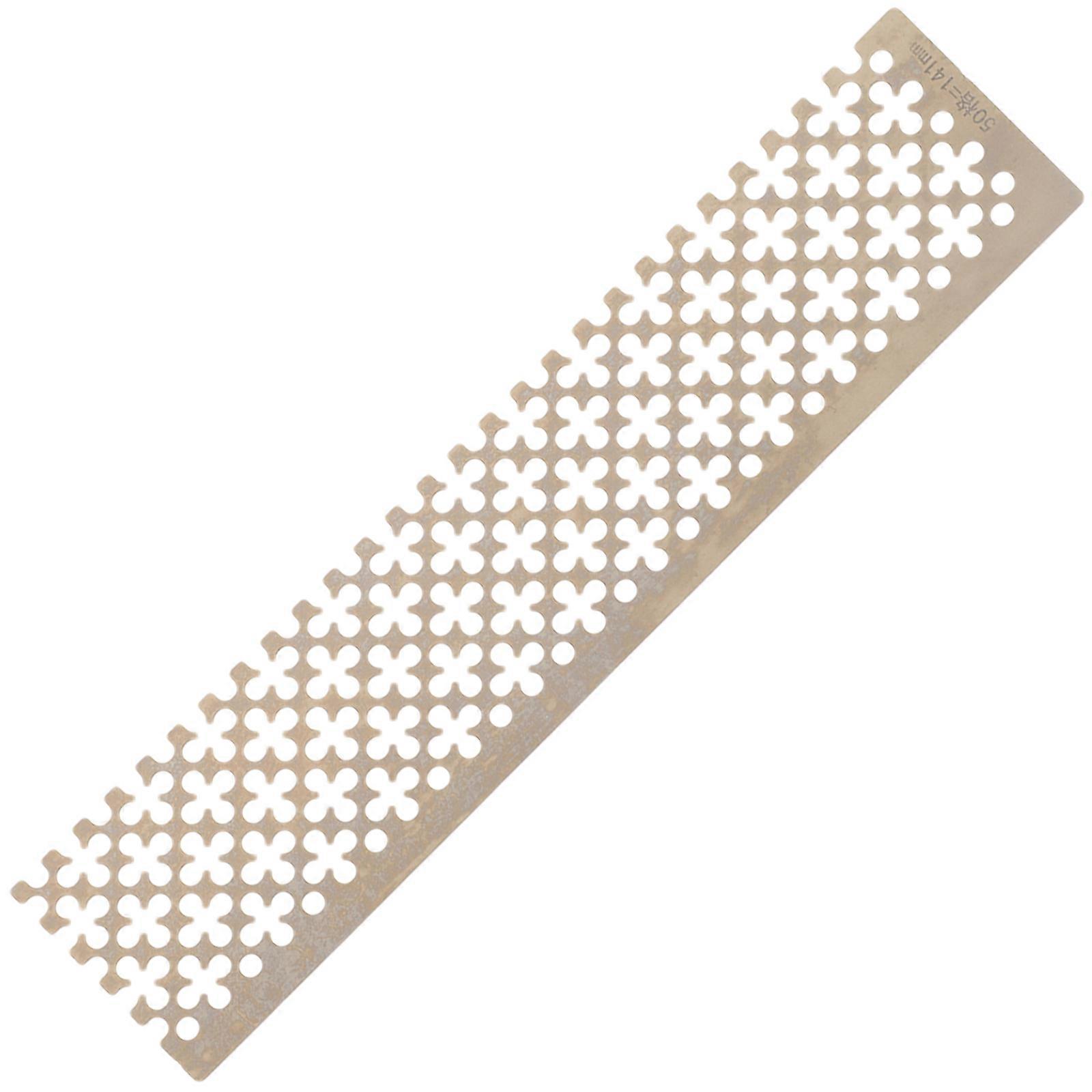 Stainless Steel 4Pcs Diamond Picture Ruler Ideal For DIY Art And Crafting Enhancing Efficiency With Rectangular Design