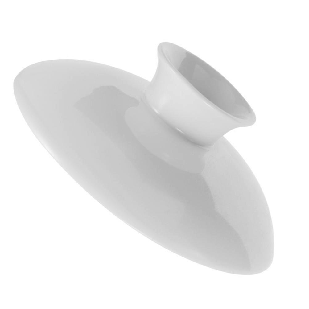 Reusable Ceramic Mug Lids for Hot Beverage with White Tea Cup Covers