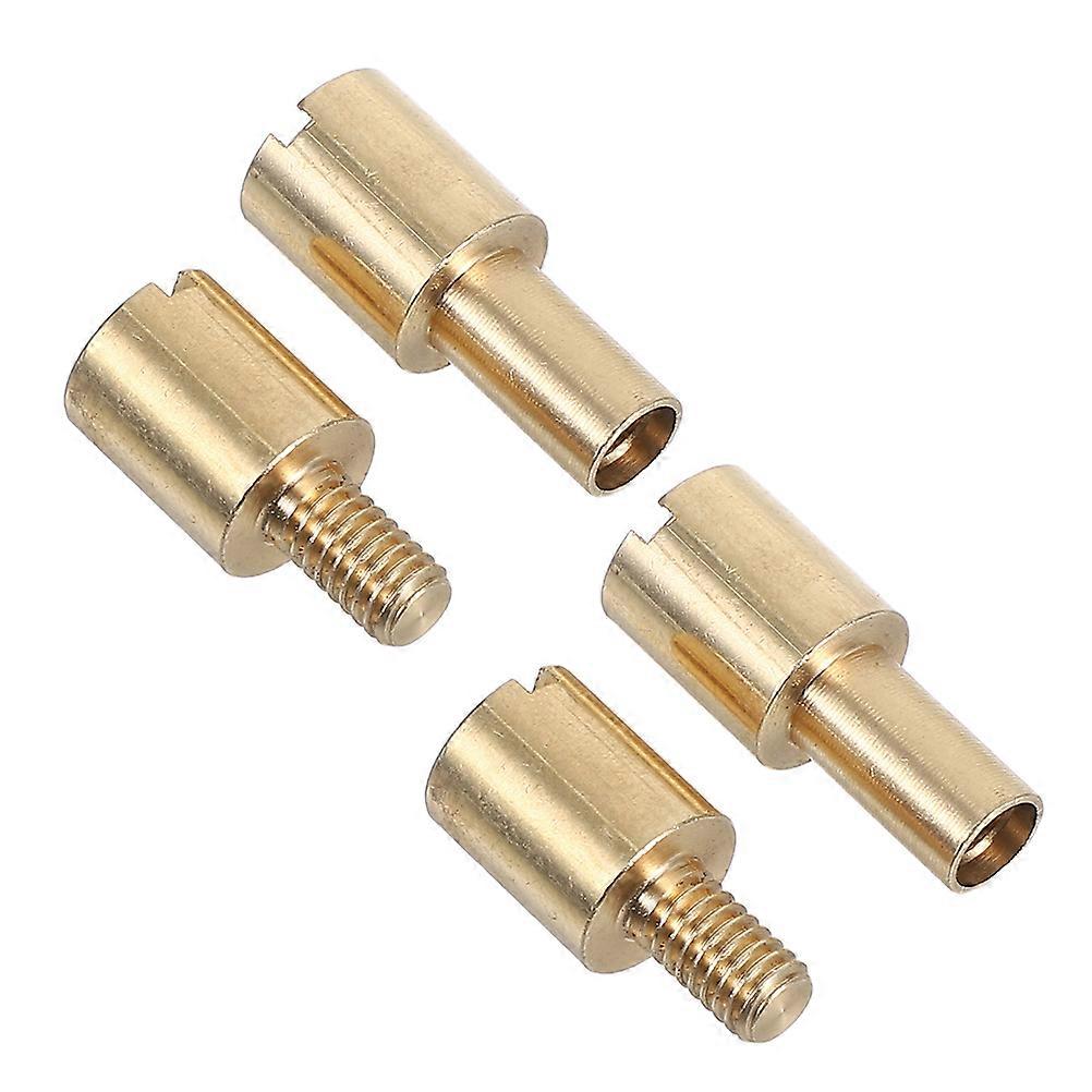 Handle Rivet Replacement Screws for DIY 2Pcs Golden Brass Fixing