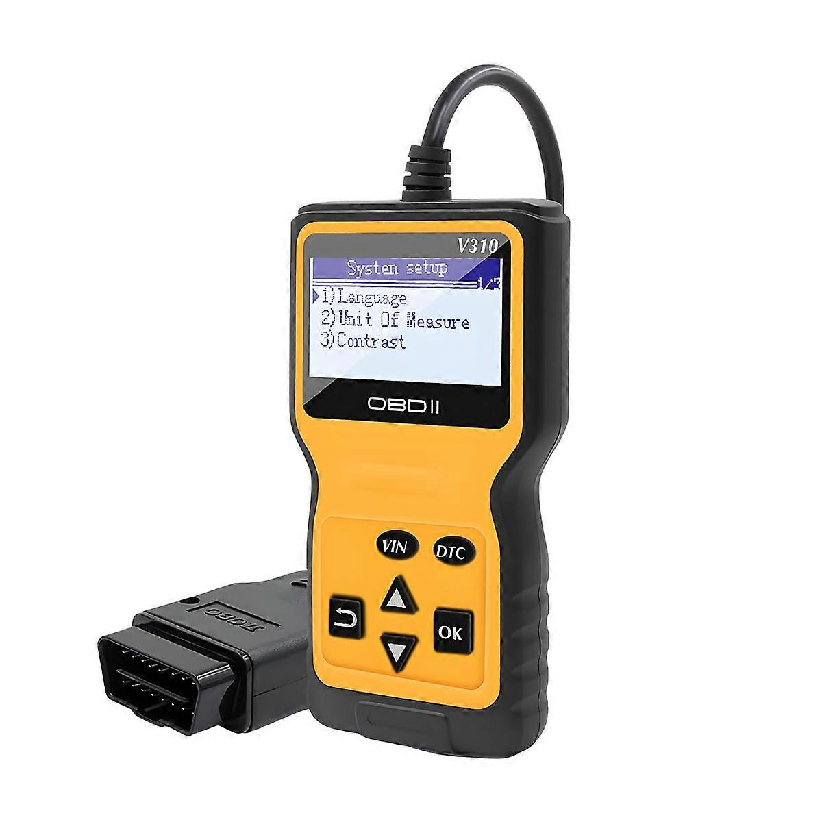 OBD2 Scanner for All Vehicles, Fast Fault Code Reading and RealTime Data Display Car Diagnostic Tool