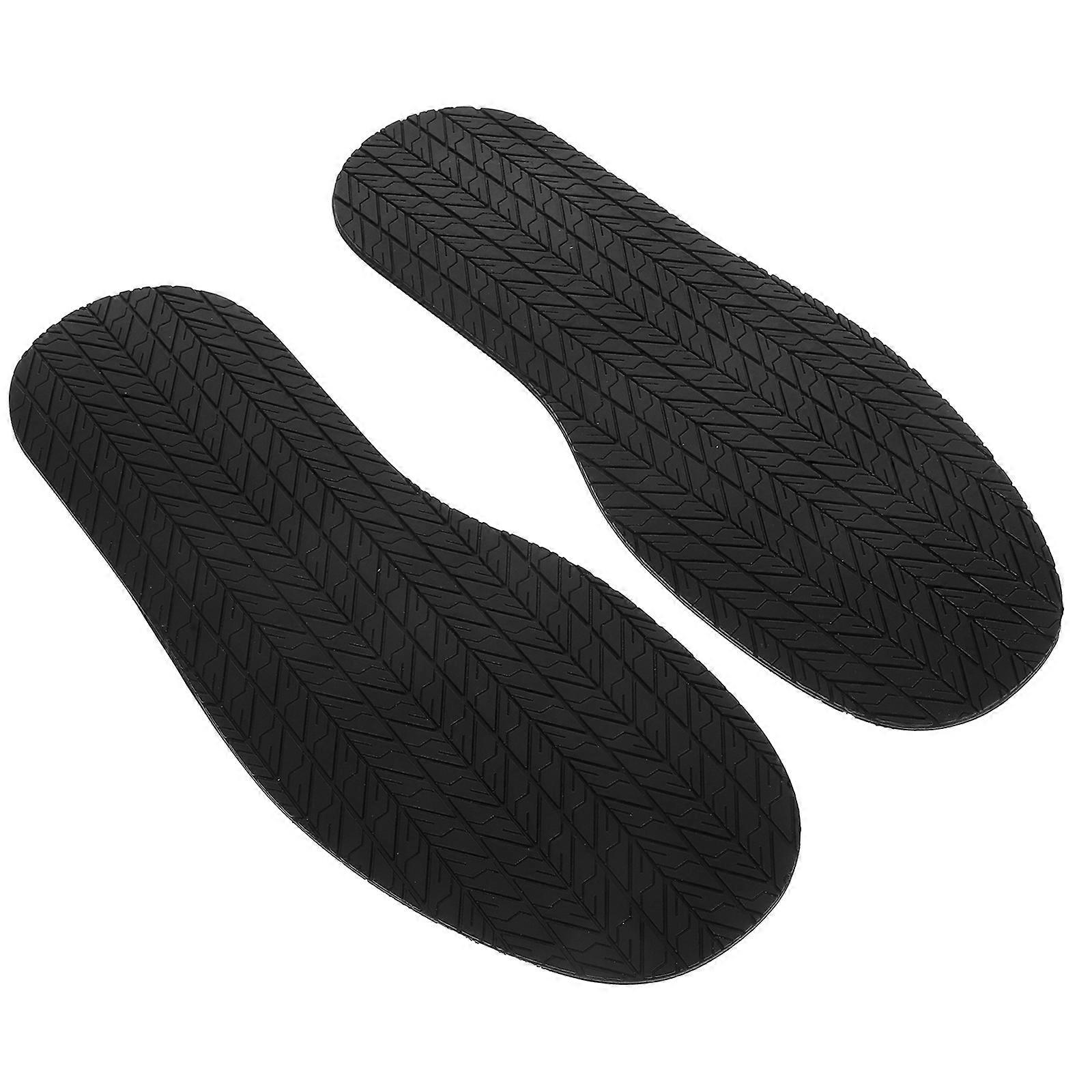 Black Rubber for Shoes with Easy Application and Multi-use Protection Pad 1 Pair