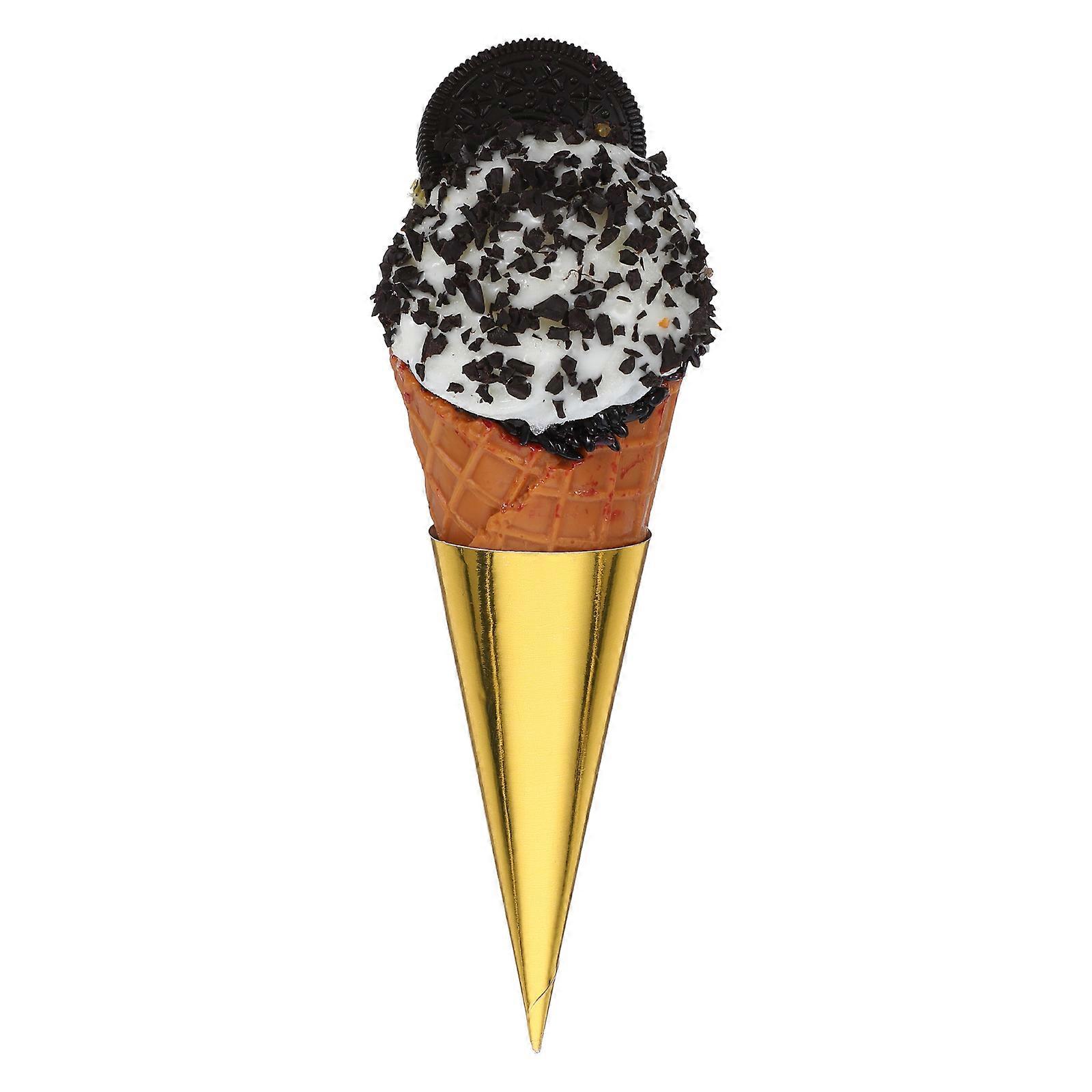 Artificial Ice Cream Prop Cone for Display Decorative Model