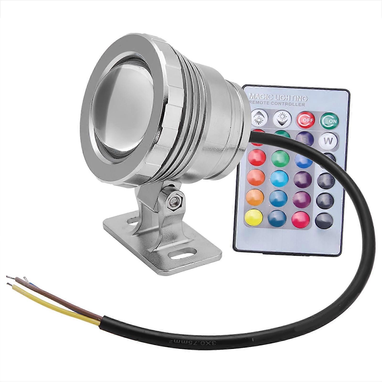 Underwater LED Lights RGB Fountain Lights IP68 Waterproof Pond Pool Lighting with Remote Control