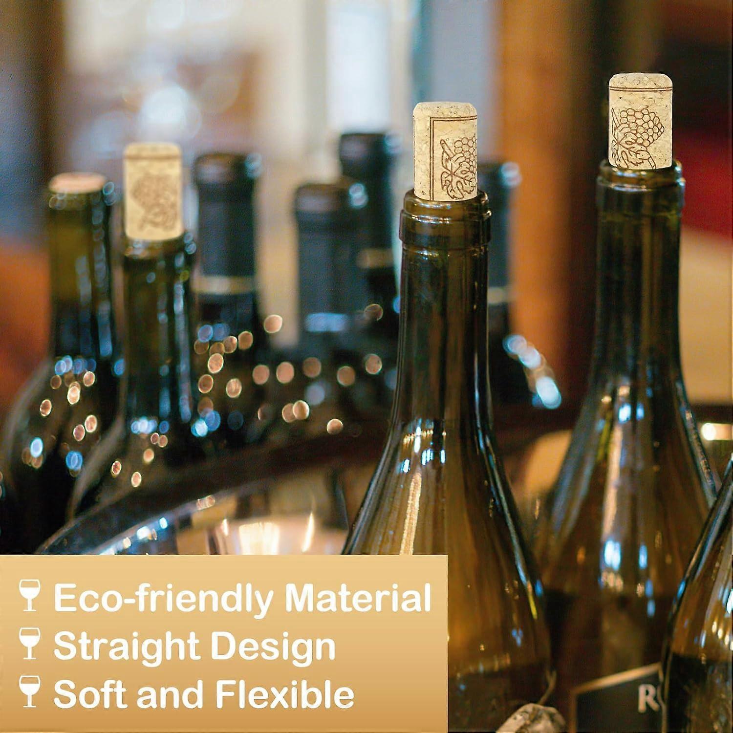 35 Pack Natural Wine Corks #8 Leakproof Stoppers for Beer and Wine Bottles Crafting Projects