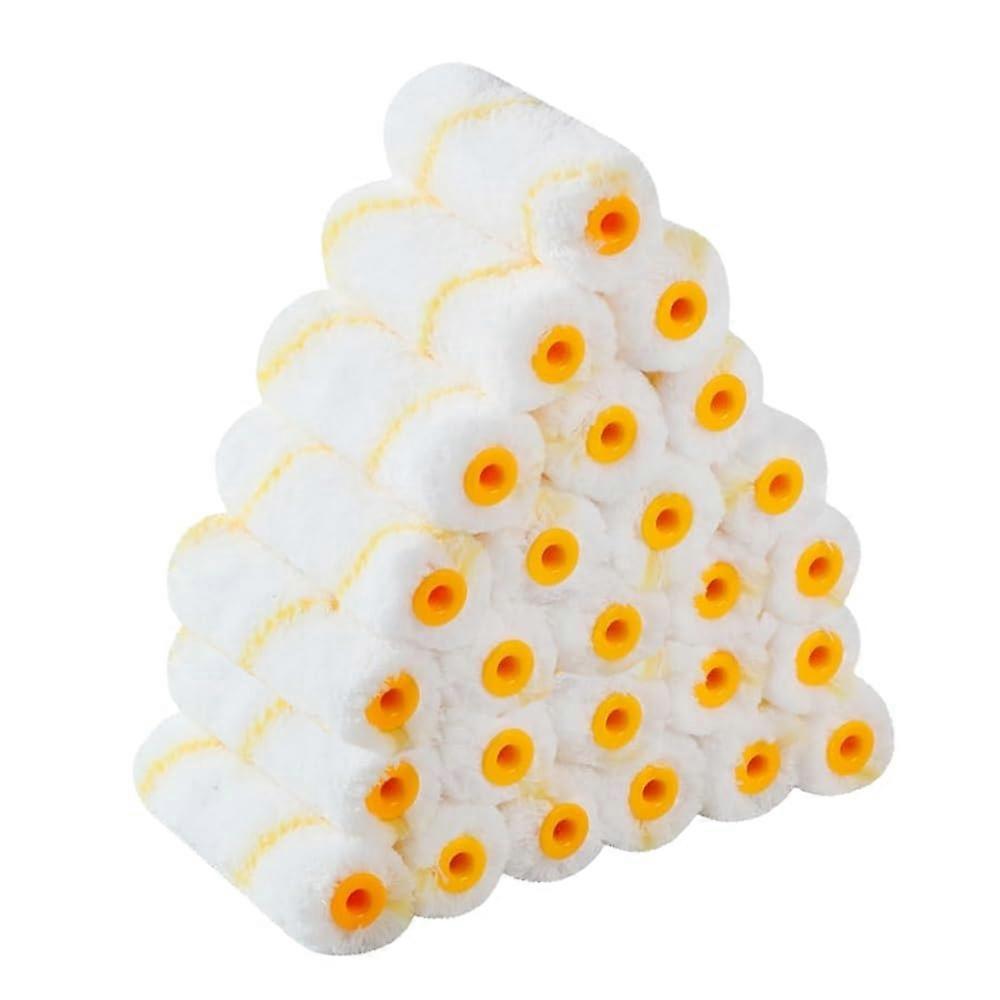 4 Inch Microfiber Paint Roller Covers Set, Mini Rollers for Smooth Finish and Even Wall Coverage