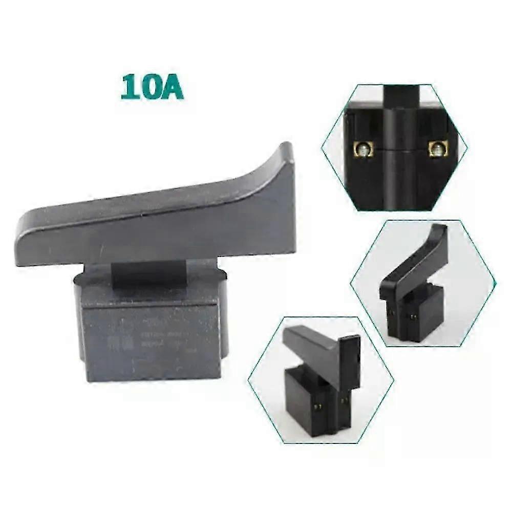 75x39x65mm Trigger Switch Control Push Button For Cutting Machine Switch FA2-10 2B 10A No Lock/Lock On Lengthened Power Tool