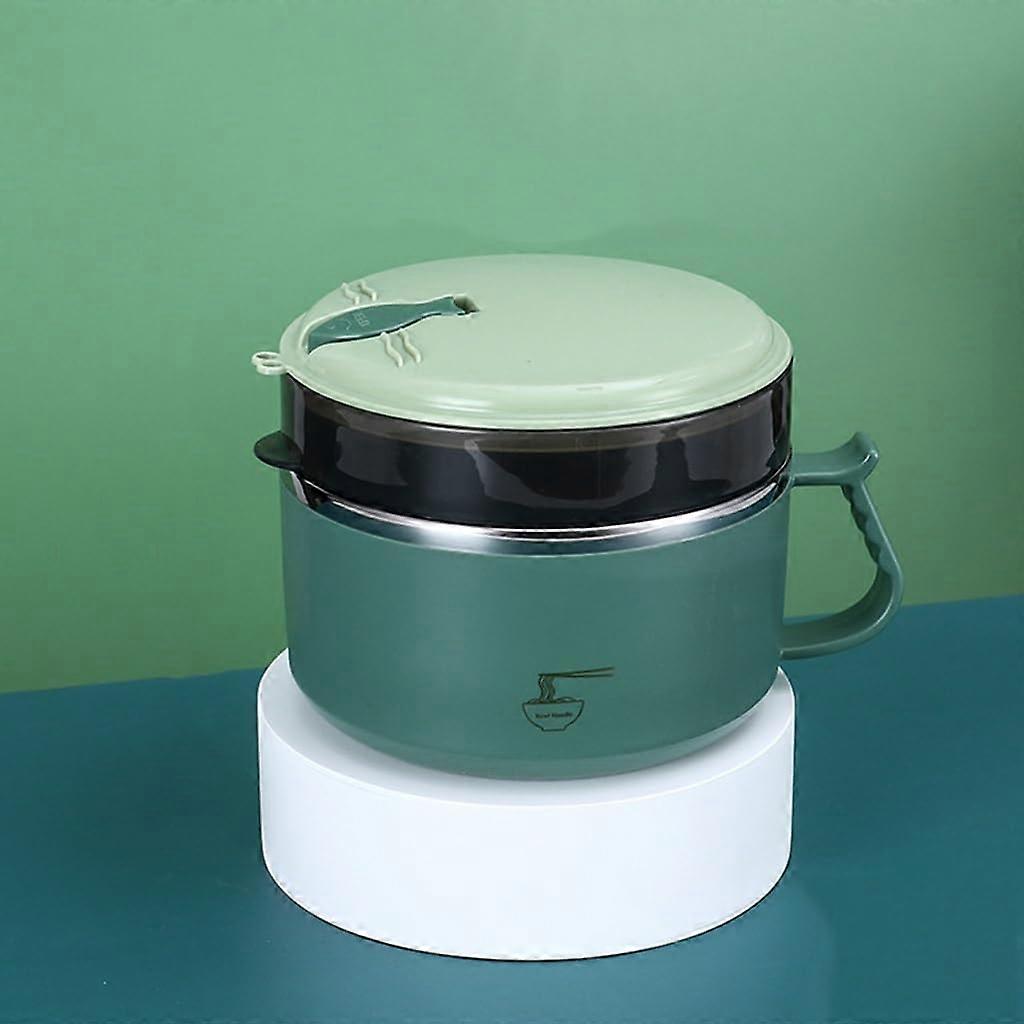 Ramen Bowl with Lid 1500ml Large Capacity Microwave Safe Soup Bowl with HeatResistant Handle