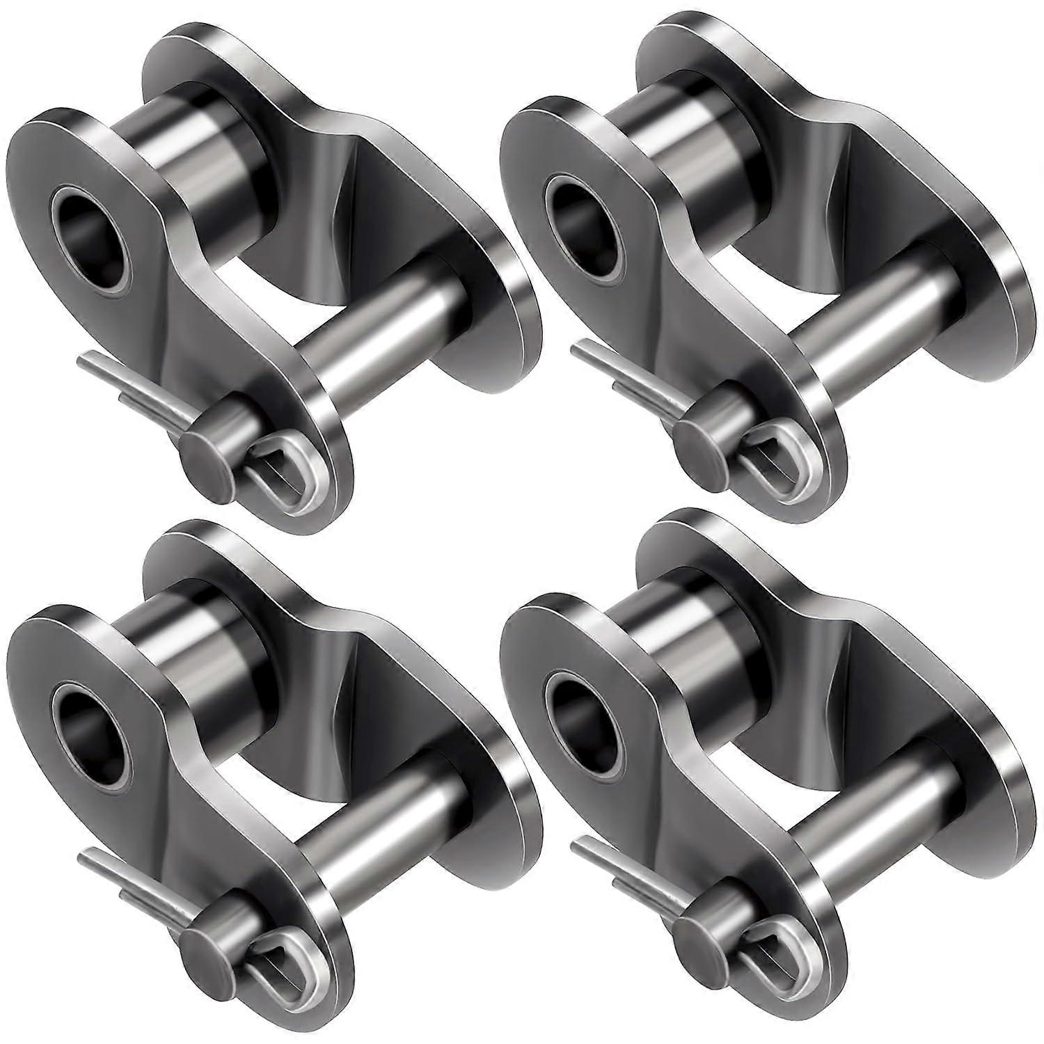 4PCS #60 Roller Chain Offset Link, Carbon Steel Half Link, Crank Link