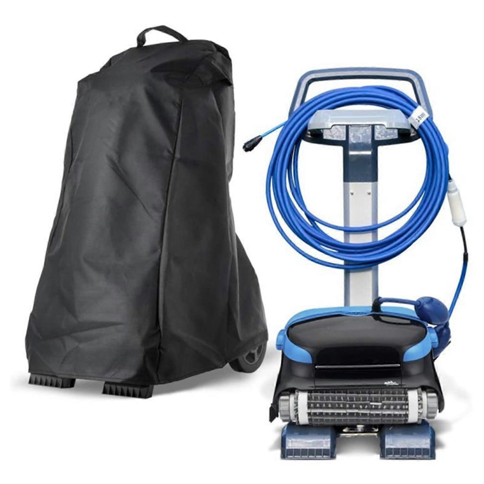 Pool Cleaner Cover Waterproof Weatherproof Polyester Protective for Robotic Pool Cleaner Caddy