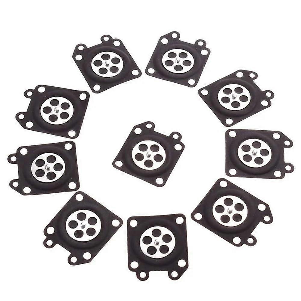 10Piece Replacement Carburetor Diaphragm Kit for Gasoline Engine Precise Fuel Regulation