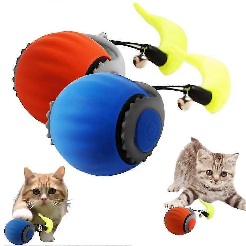 Speed Tail Smart Cat Toy Interactive Automatic Rolling Ball for Indoor Play 2025