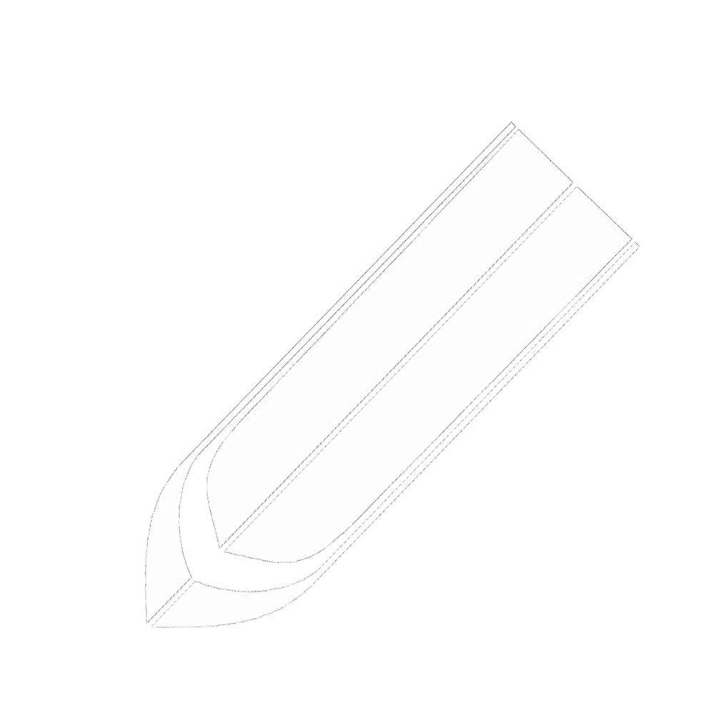 Auto Sticker Delicate Car Decals for Decoration 2Pcs White PVC