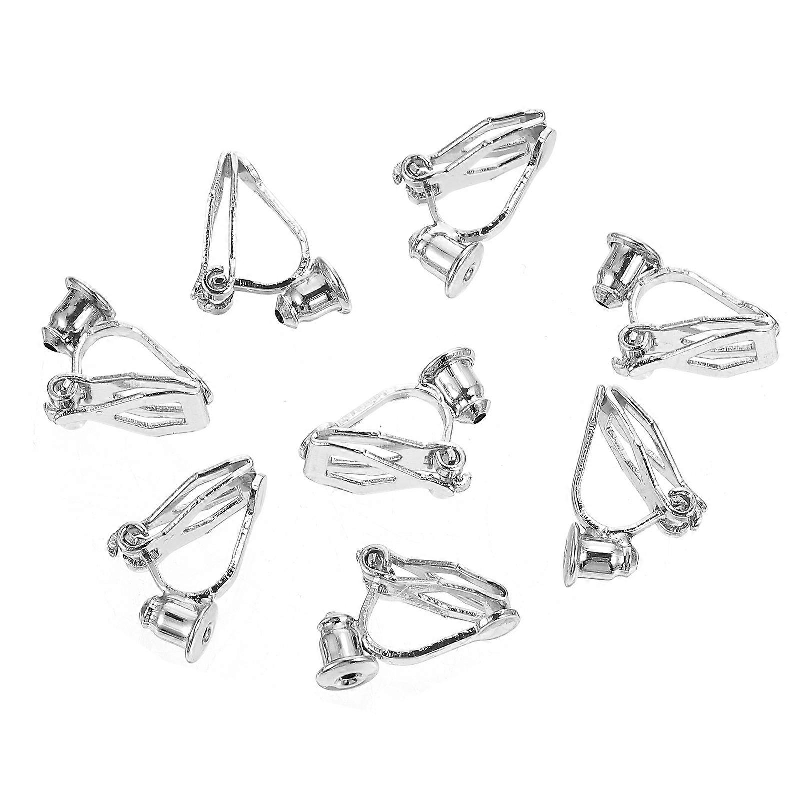 Triangle Clip Earring Findings For Diy Enthusiasts Copper Material 8Pcs