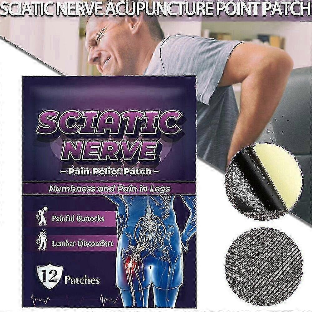 2025 Sciatic Nerve Acupoint Patch Multifunctional Elastic Tissue Release Muscle Patch Tw