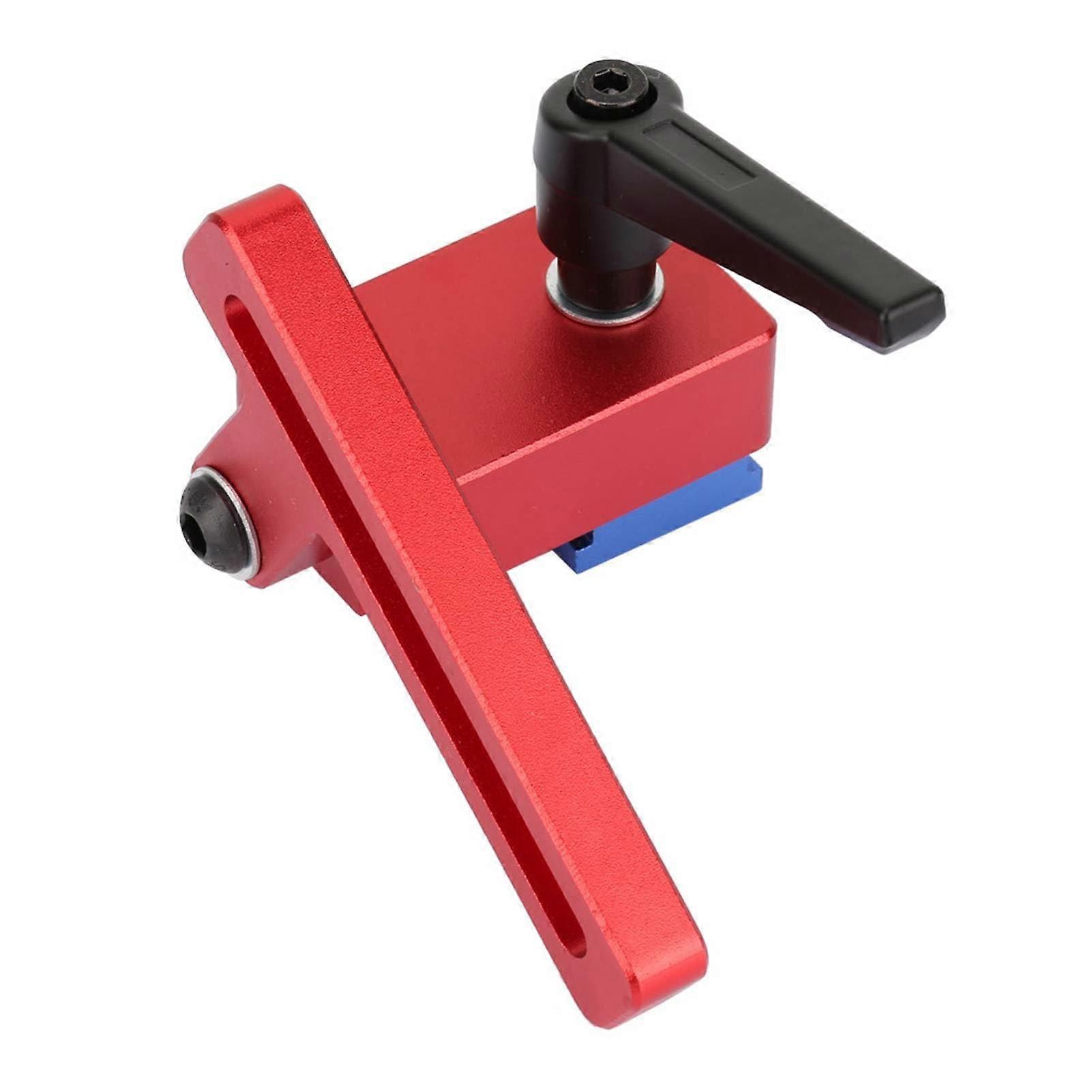 Adjustable Aluminium Alloy Miter Track Stop Block for 30mm TTrack with Precise Length Control