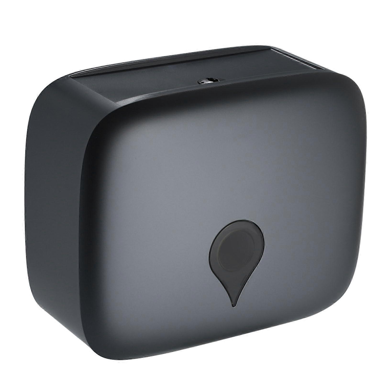 Paper Towel Dispenser Grey Wall Mounted Hand Towel Holder SpaceSaving Easy Access for Bathroom