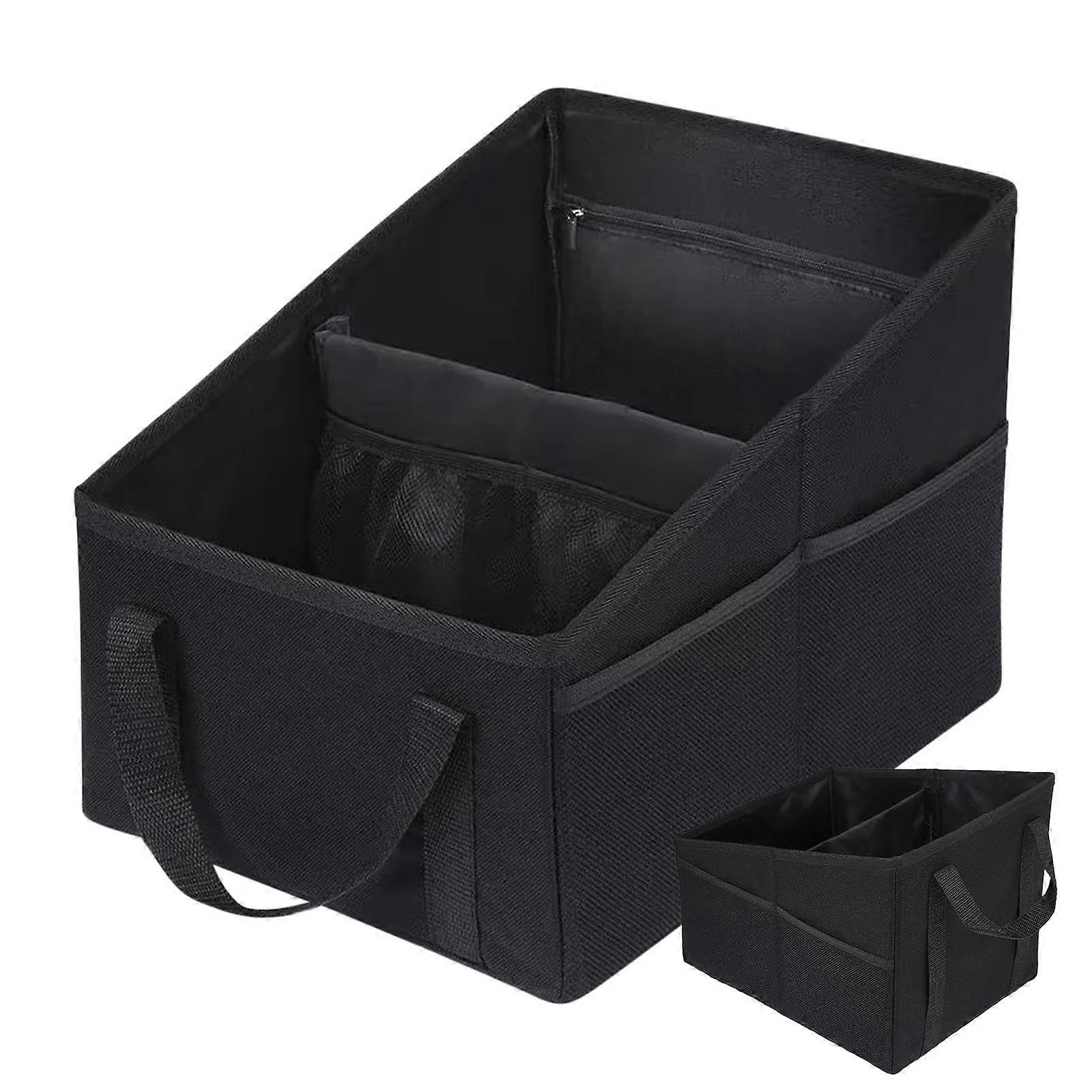 Foldable Car Trunk Organizer Waterproof Oxford Fabric Large Capacity MultiCompartment Storage Box