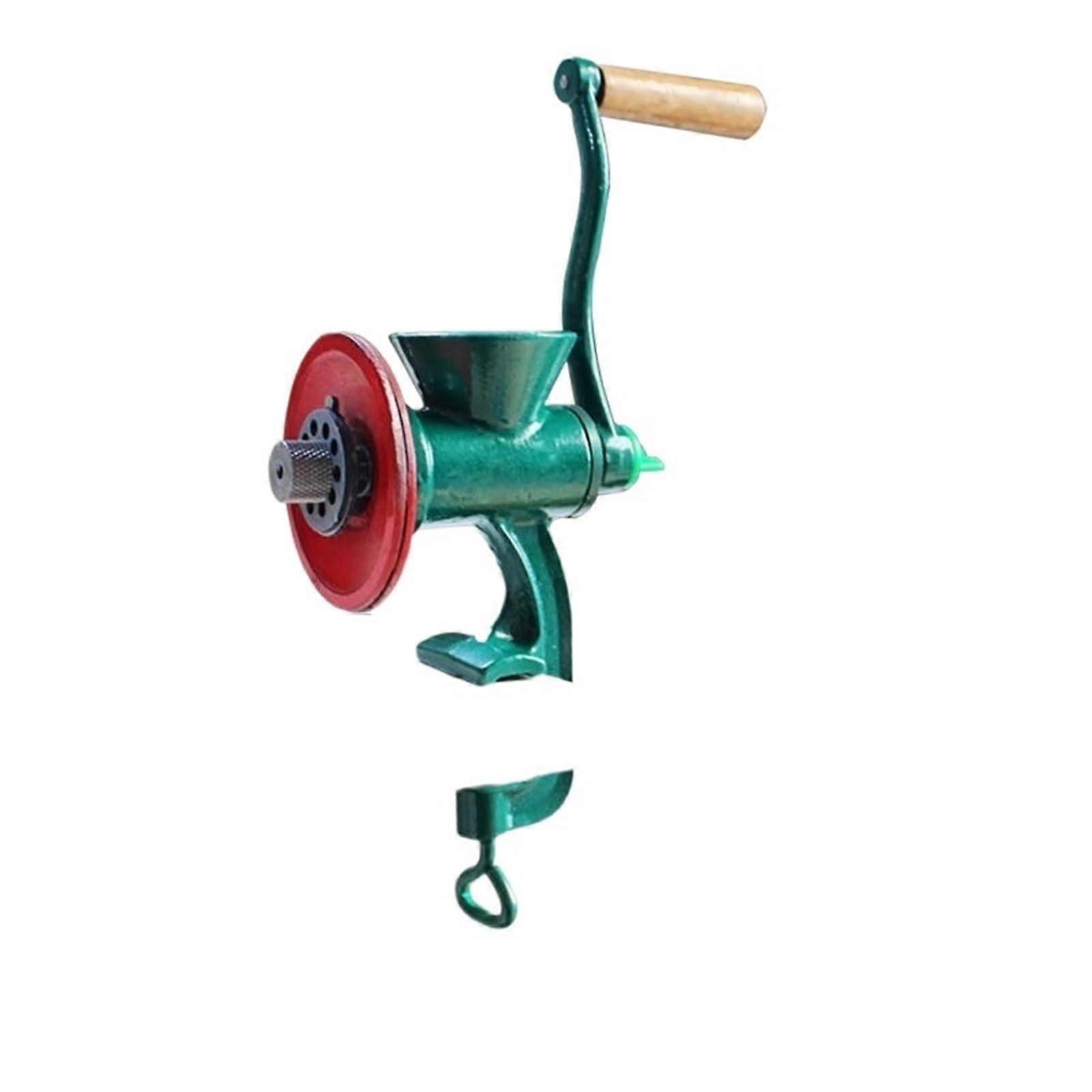 Manual Grain Mill Hand Crank Grinder for Corn Wheat Herbs Nuts Spices with Adjustable Consistency