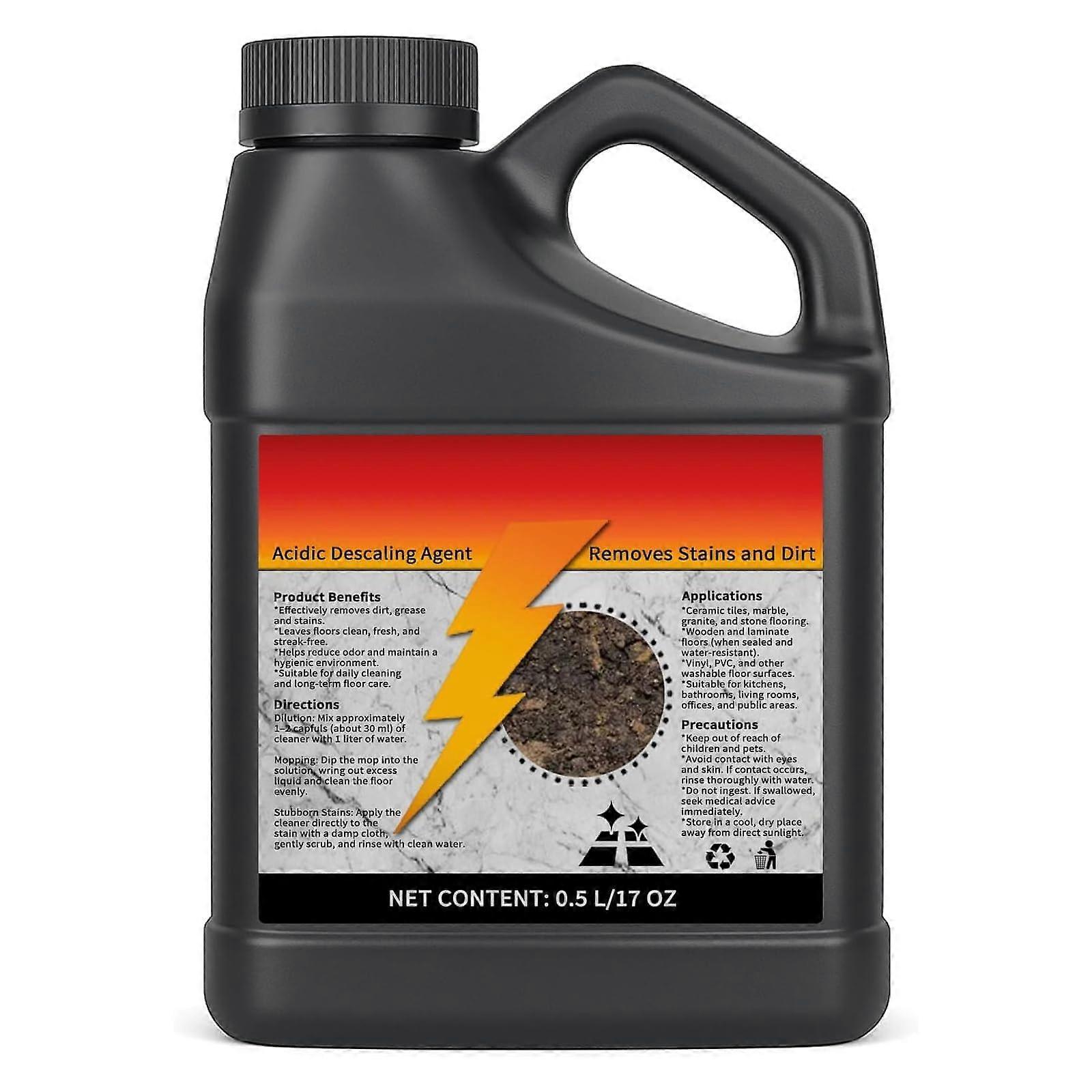 Tile Floor Cleaner 17oz PlantBased MultiSurface Formula for Deep Cleaning and Tile Gloss Restoration