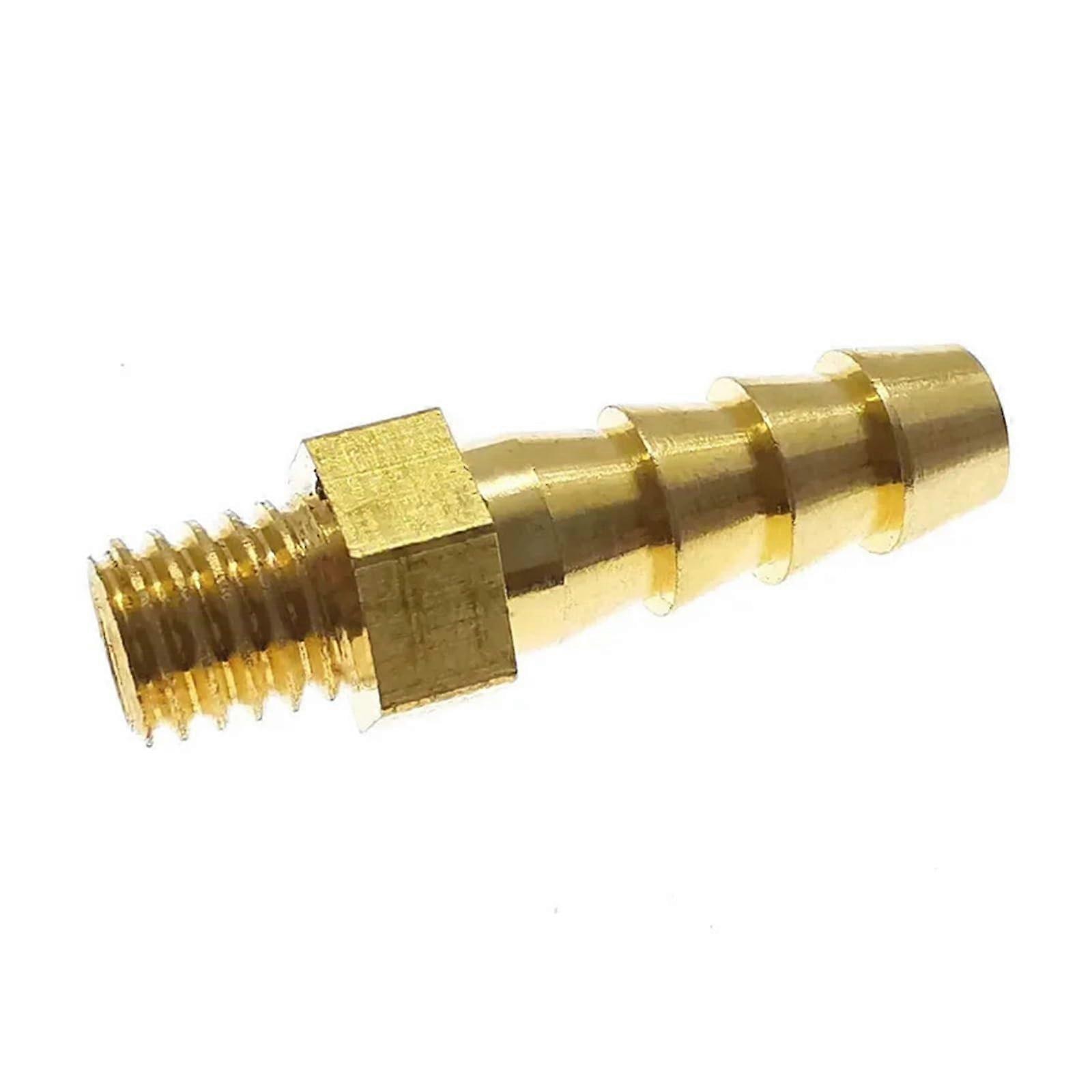 5pcs Brass Hose Barb Fitting 3mm to M5 Male Thread Adapter for Secure LeakProof Connection